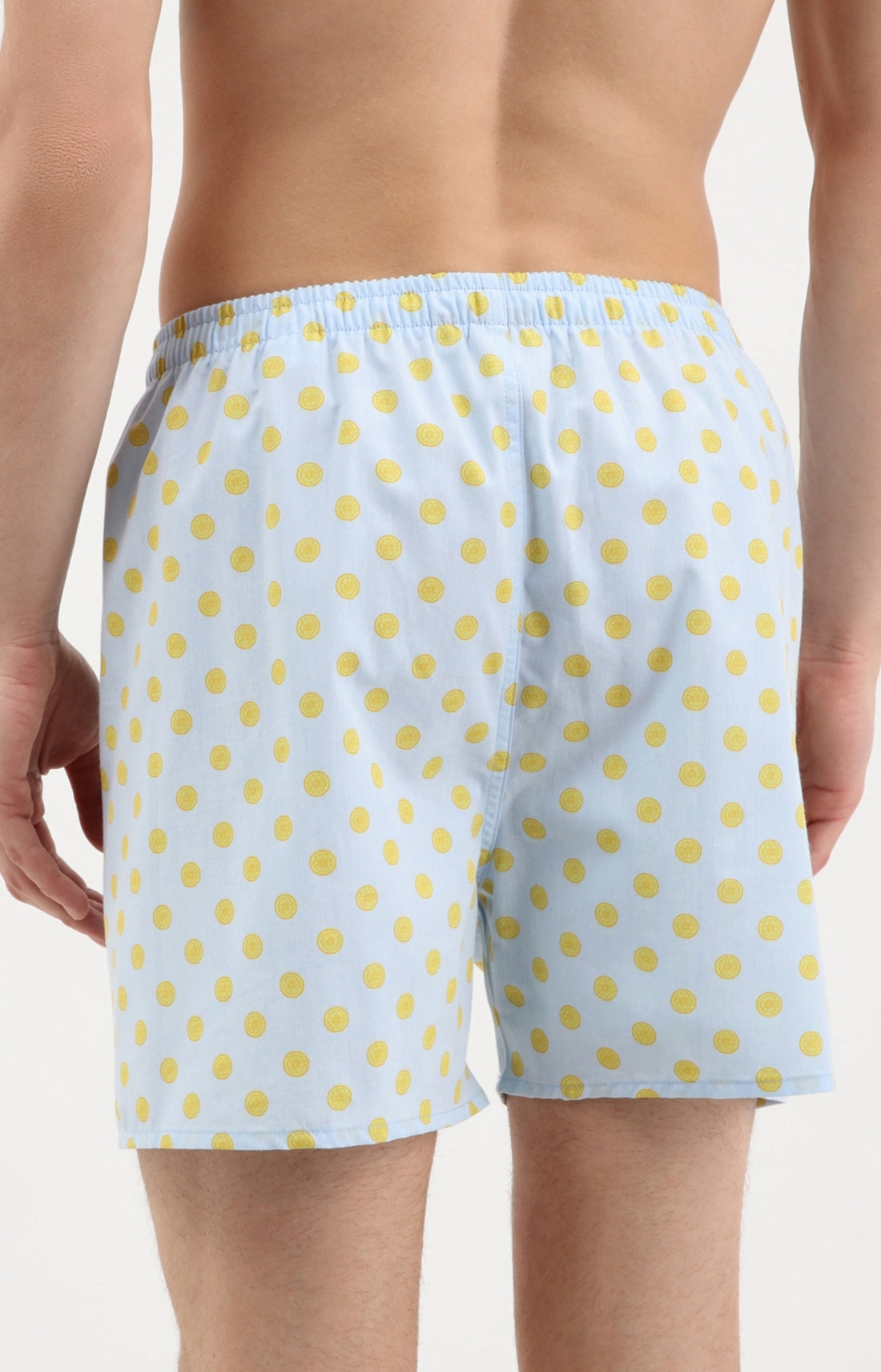 Caleçon homme citron bleu 3