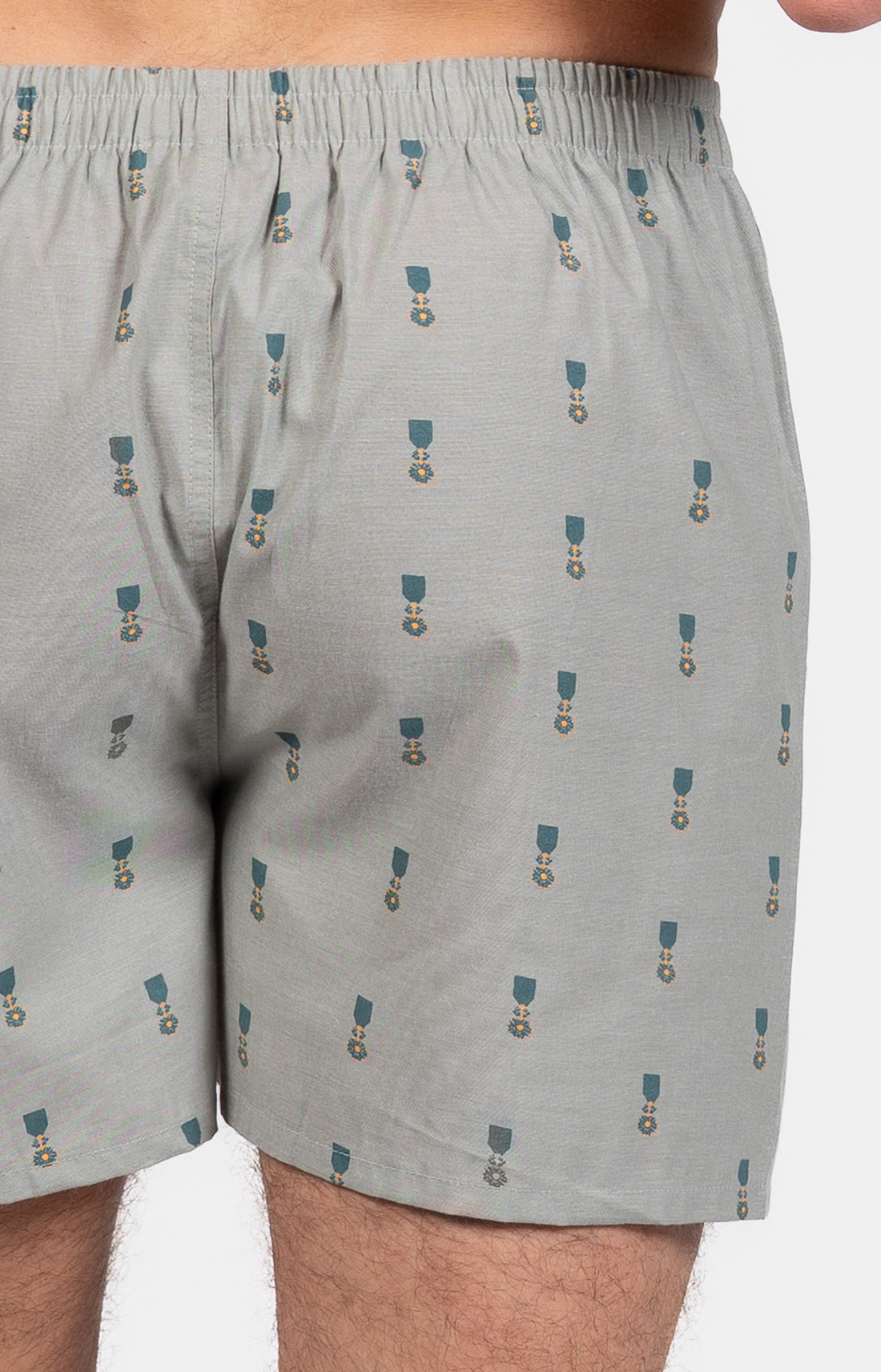 Caleçon classique Homme Médaille dort Vert 2