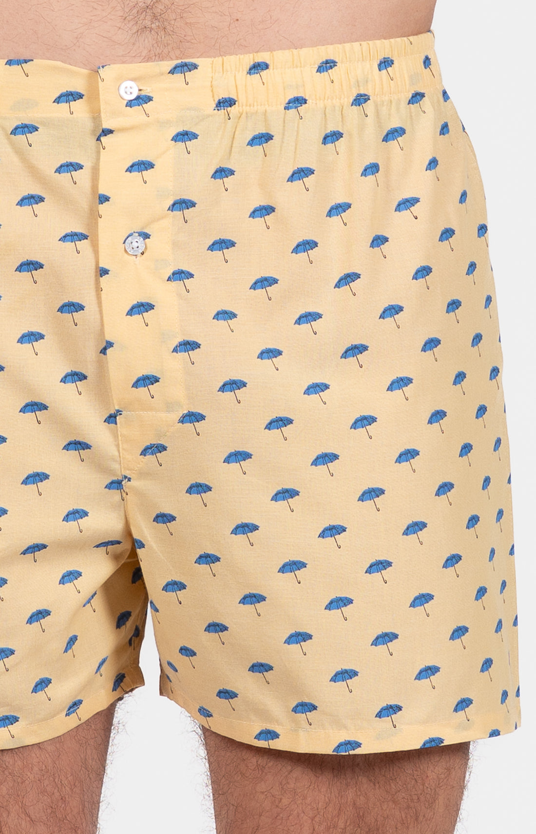 Caleçon classique Homme Parapluie Jaune 2