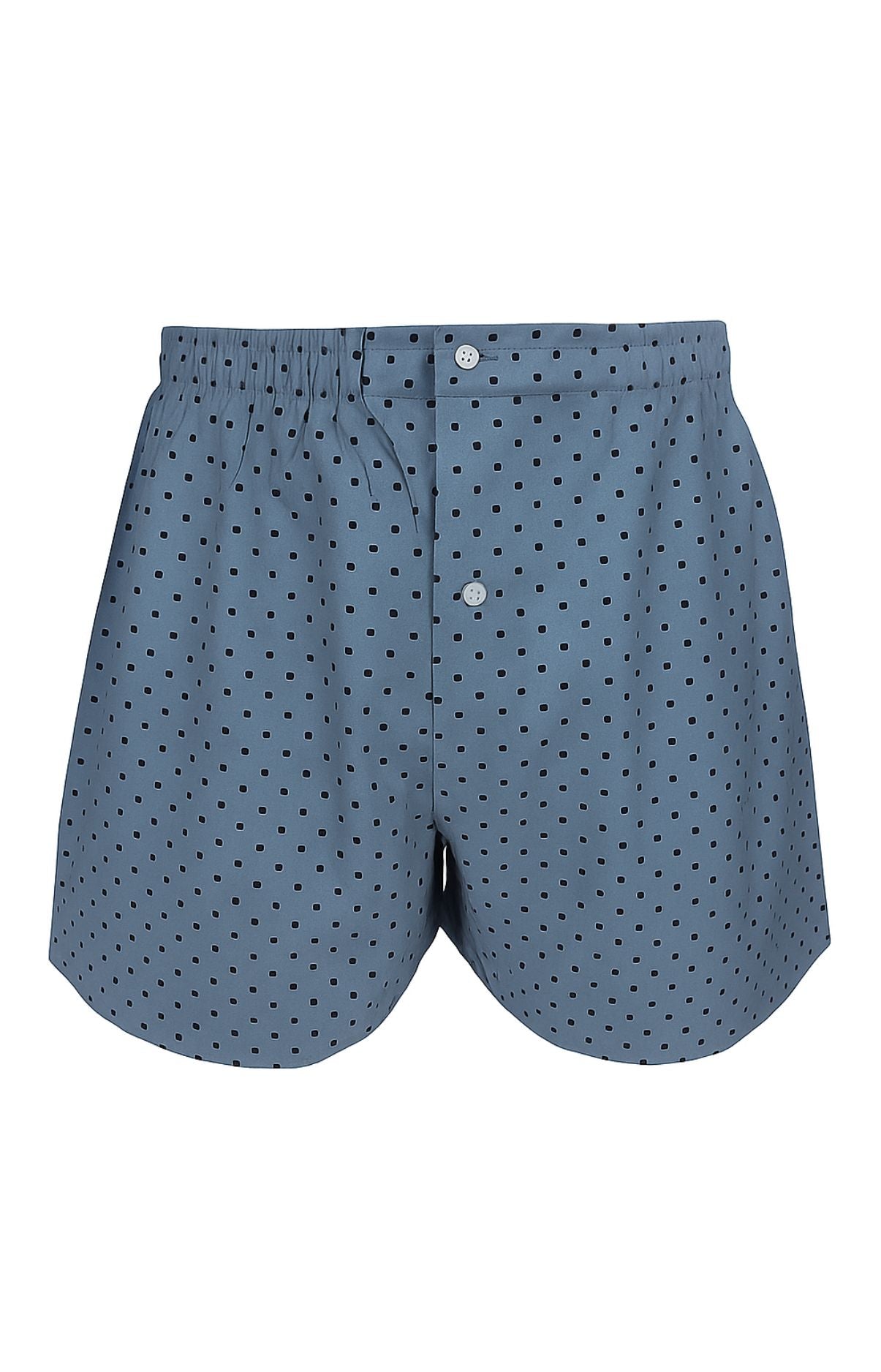 Caleçon homme à pois bleu marine 3