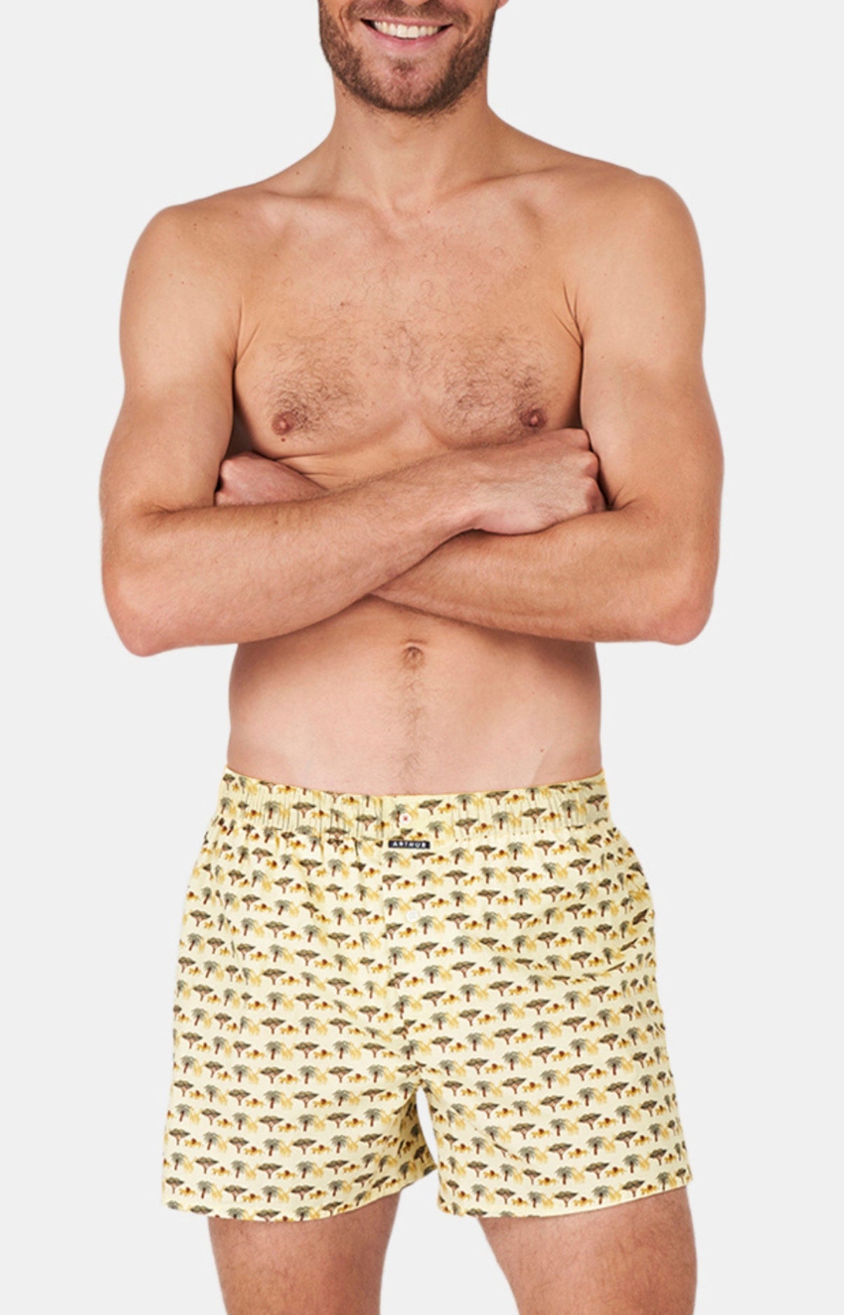 Caleçon homme savane jaune 1