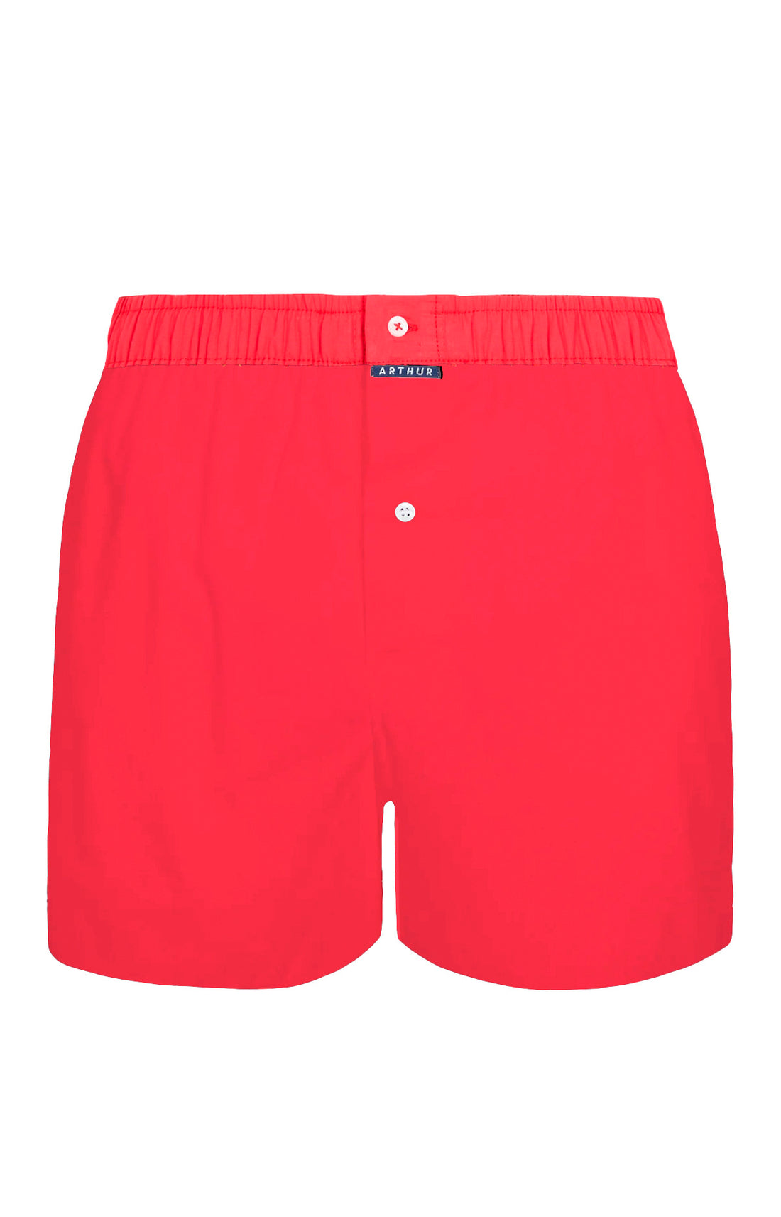 Caleçon homme rouge uni 3