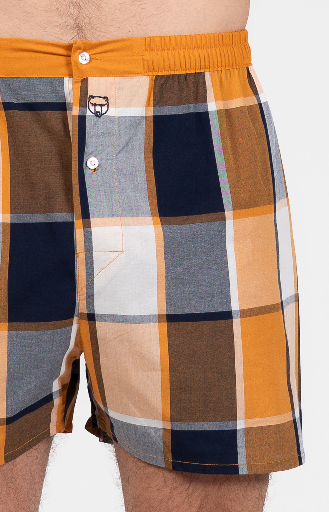 Caleçon classique Homme Nick Jaune 2