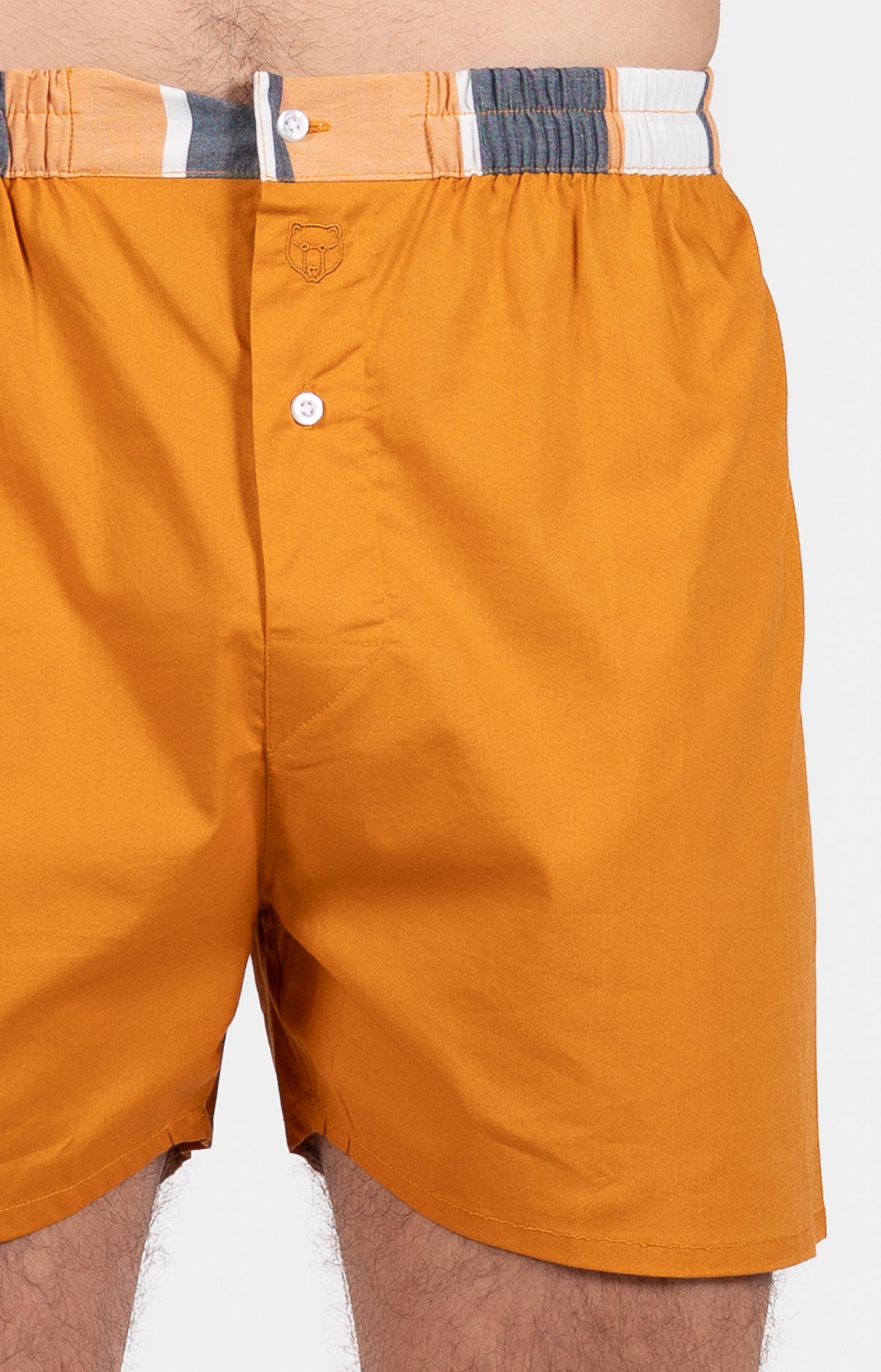 Caleçon classique Homme Jaune 2