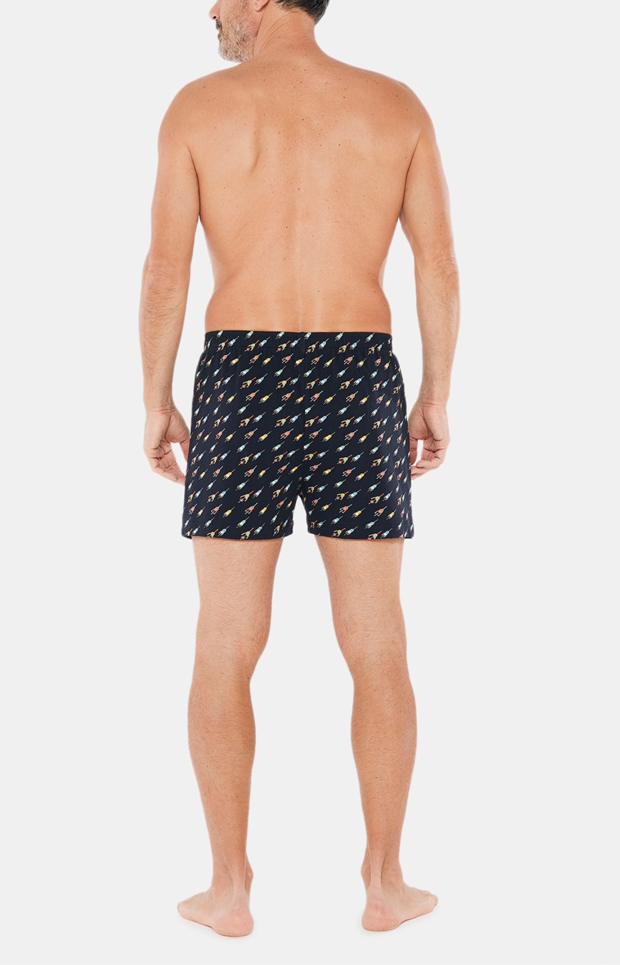 Caleçon de Nuit Homme Cycliste Noir 4