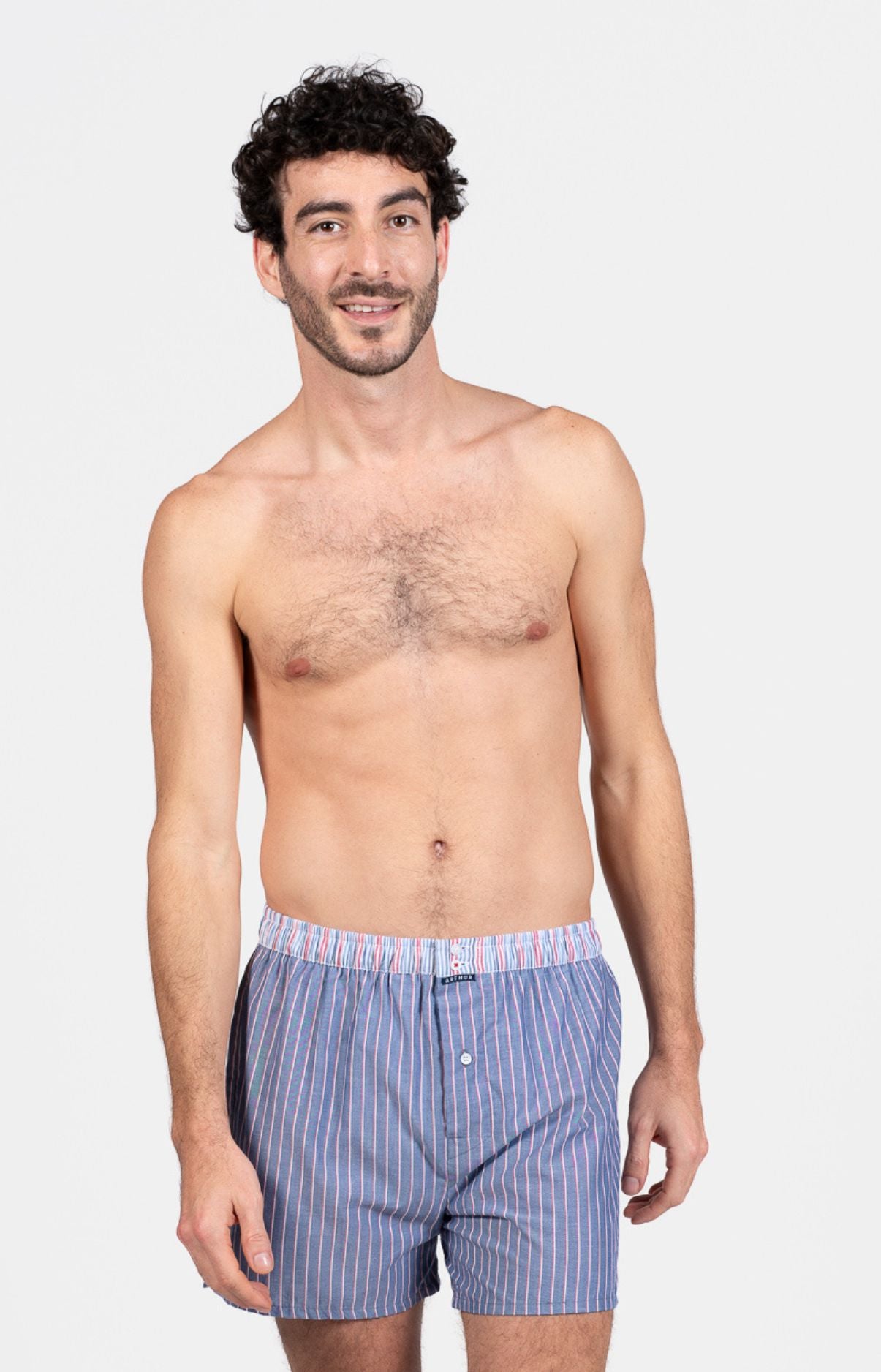 Caleçon avec suspensoir Homme n°1141 Bleu 1