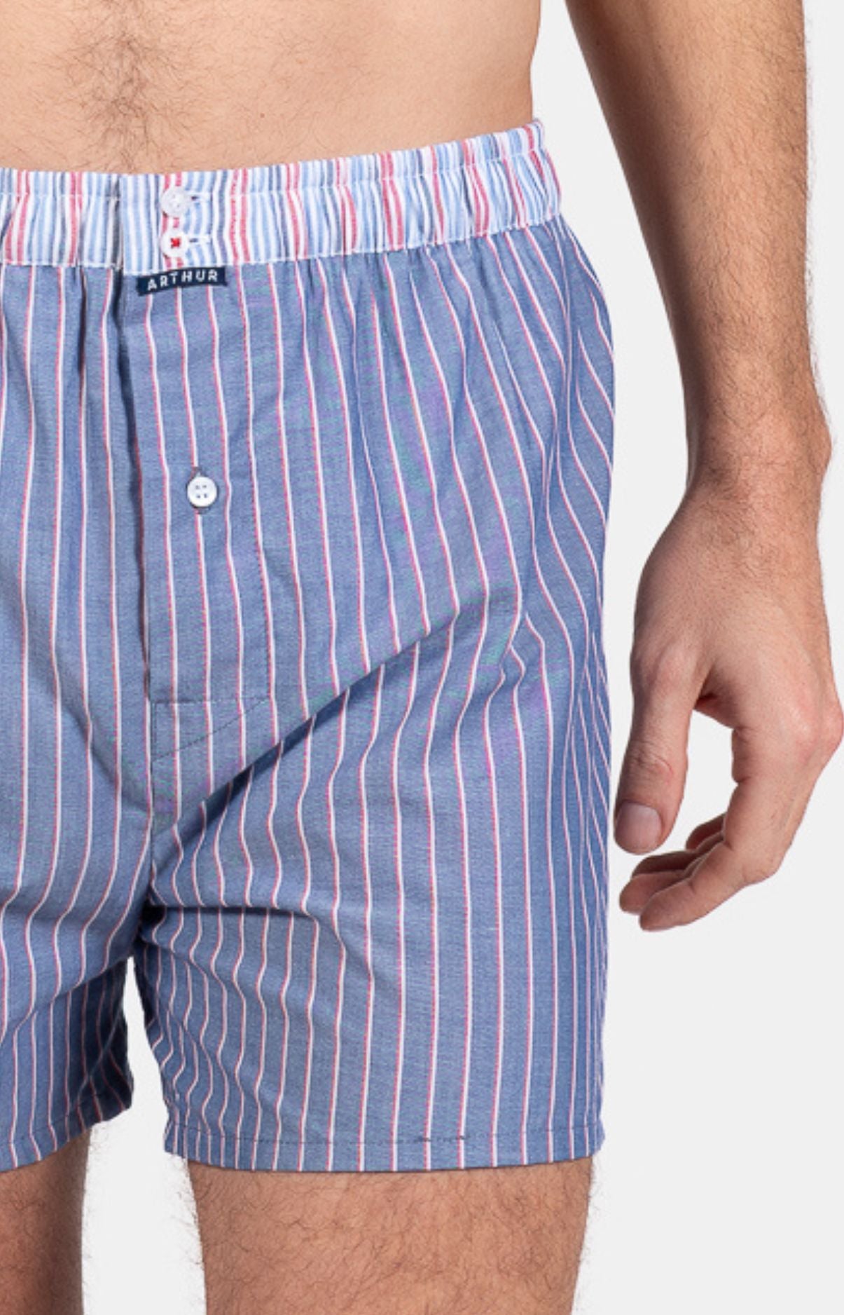 Caleçon avec suspensoir Homme n°1141 Bleu 2