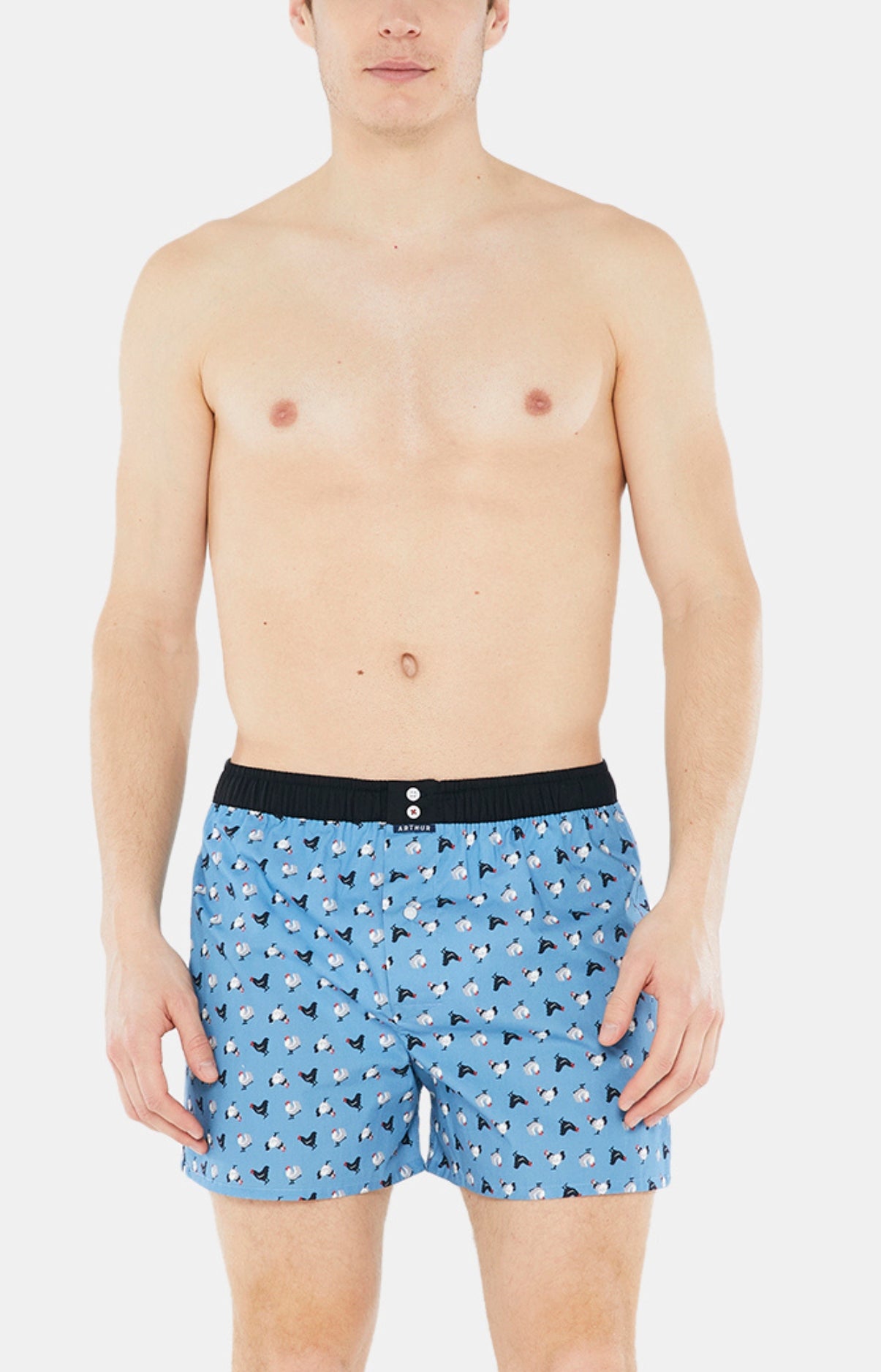 Caleçon avec suspensoir Homme Le Club n°1005 Bleu 1
