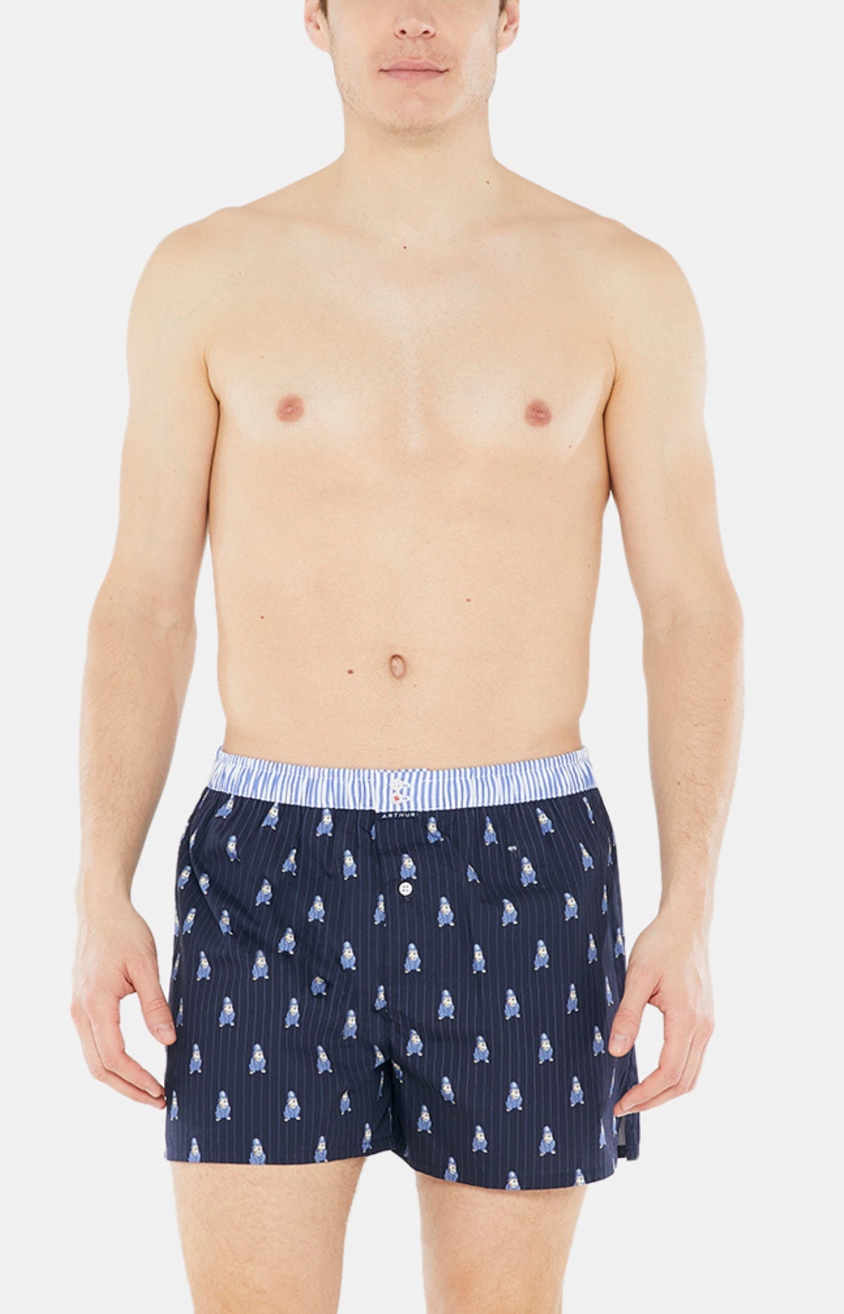 Caleçon avec Homme suspensoir Le Club n°1006 Marine 1