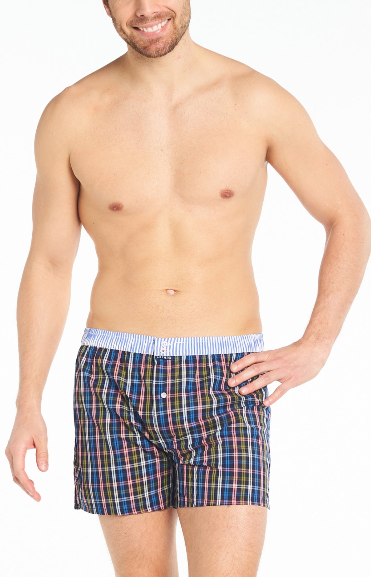 Caleçon avec suspensoir Homme Le Club n°913 Multicolore 2