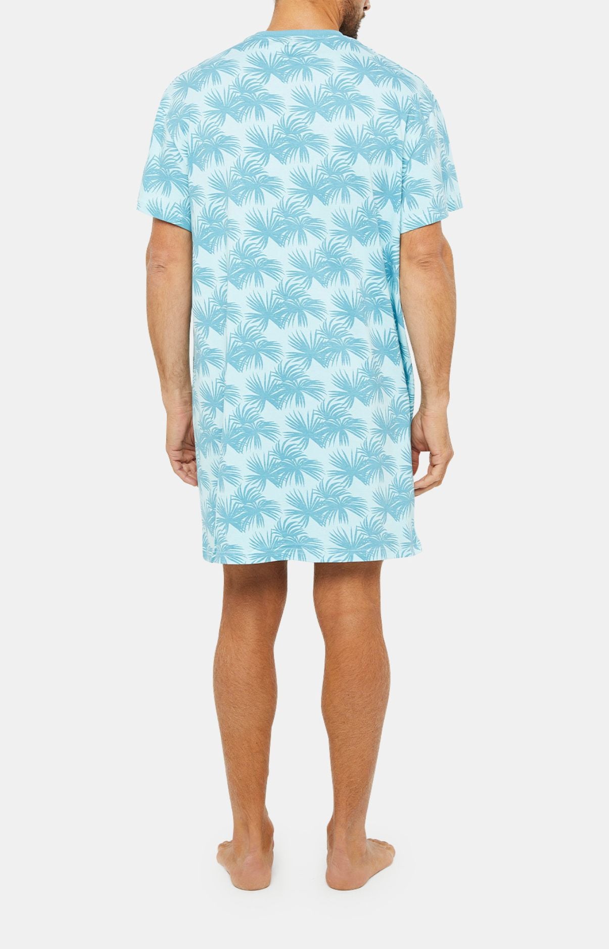 Maxi Tee-shirt Homme Palmier Bleu 5