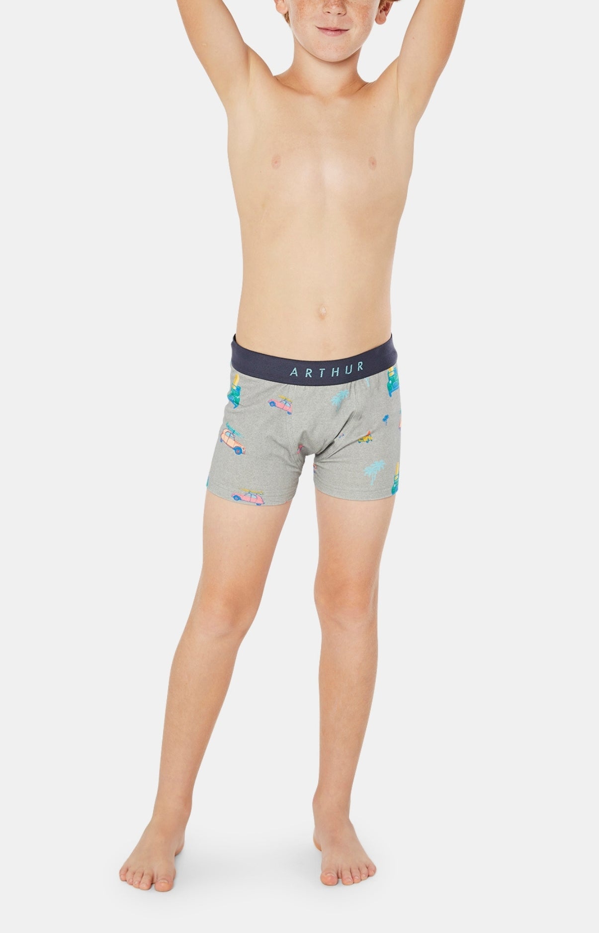 Boxer Enfant 2CV Gris 2