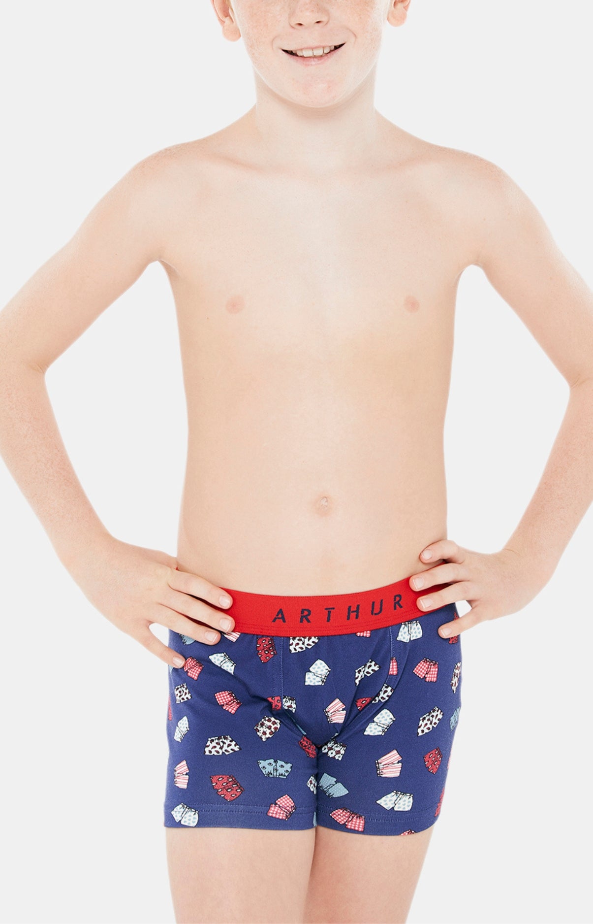 Boxer Enfant Arthur Marine 1