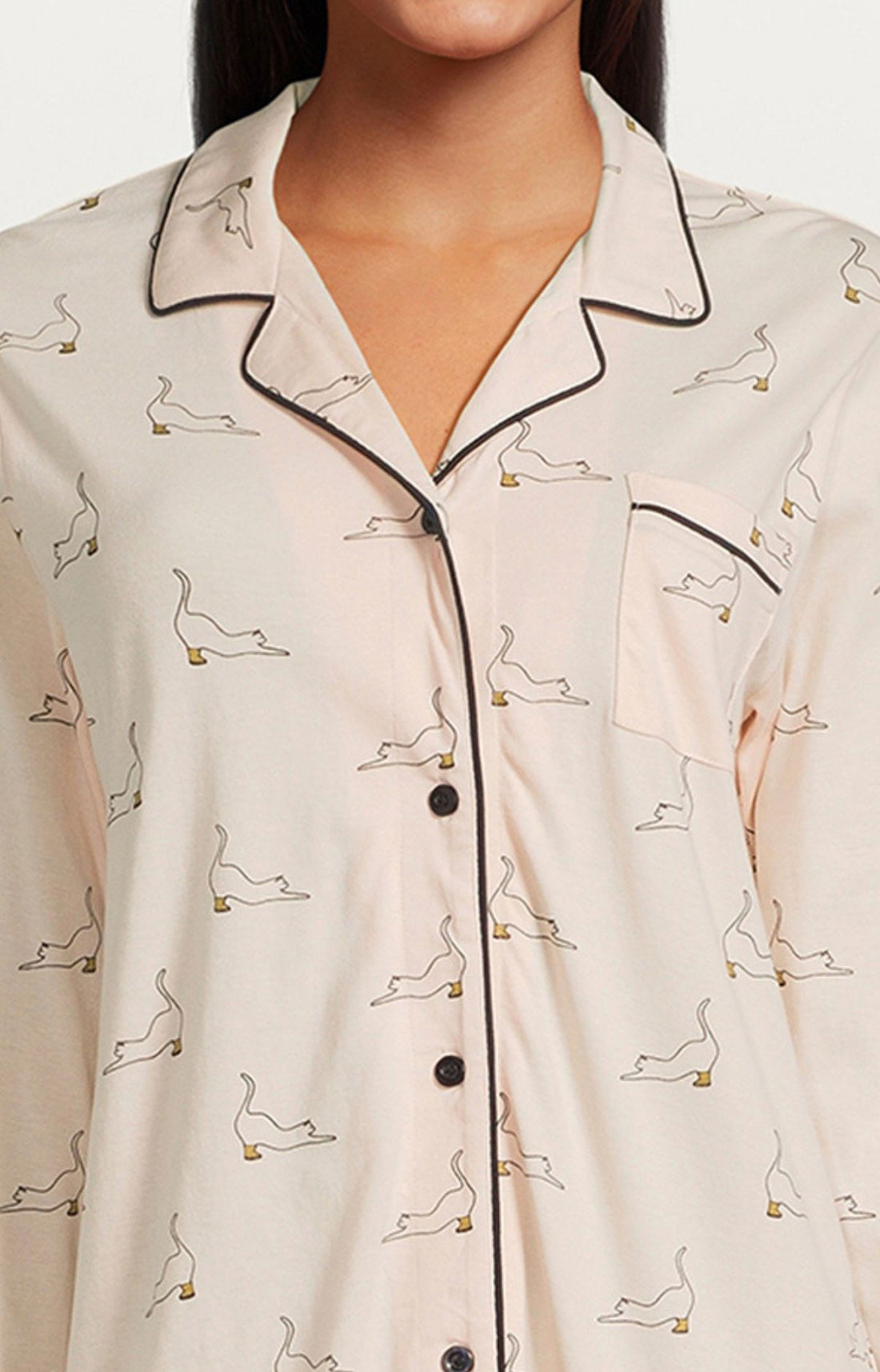 Chemise de nuit Chat Femme 2