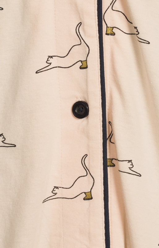 Chemise de nuit - Chat beauté