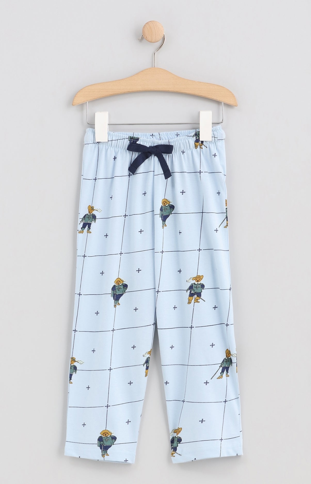 Pyjama long enfant mixte les 3 mousquetaires bleu 2