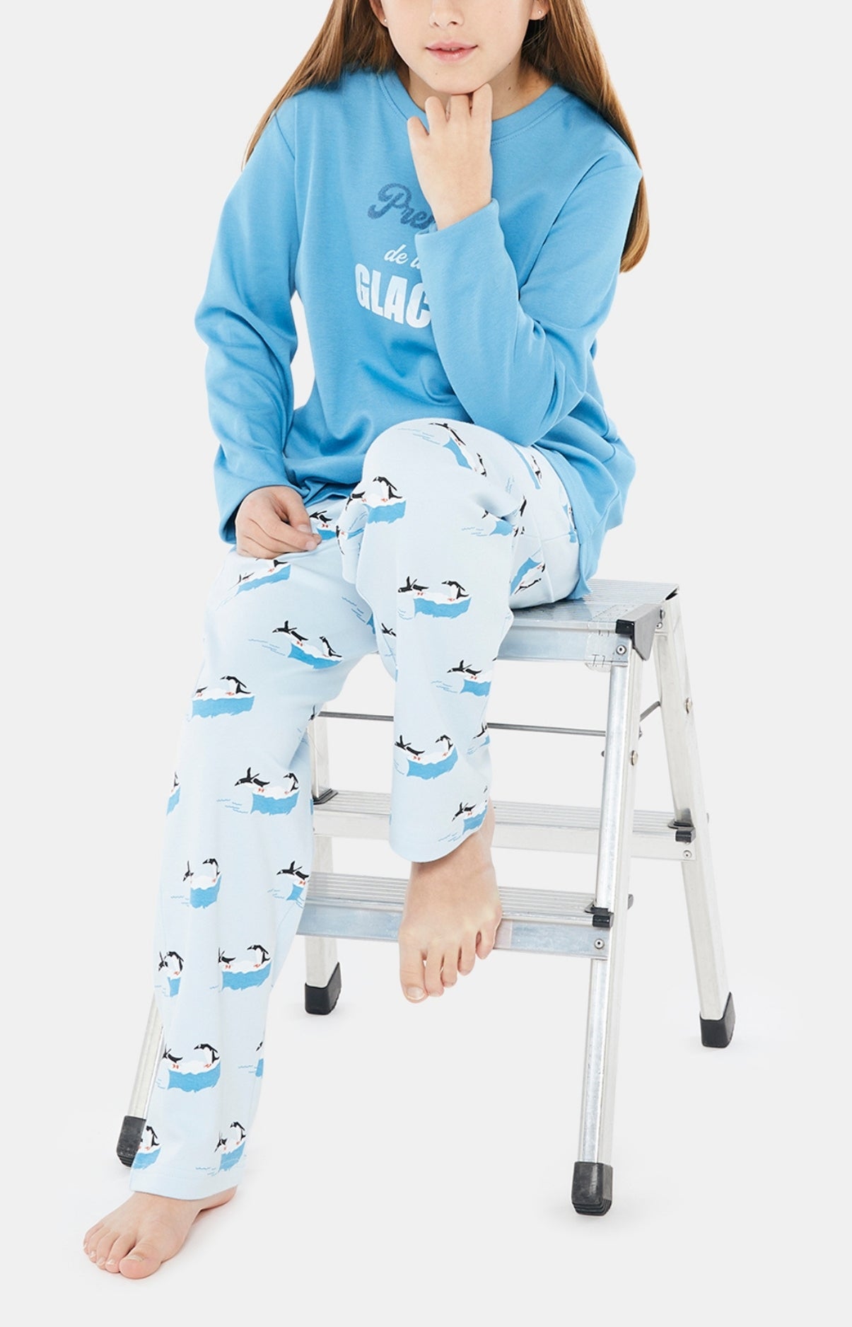 Pyjama long Enfant Iceberg Bleu 2