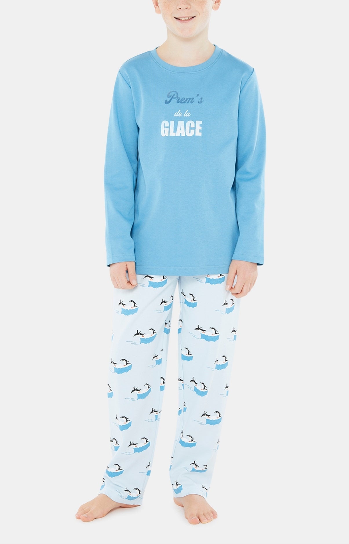 Pyjama long Enfant Iceberg Bleu 1