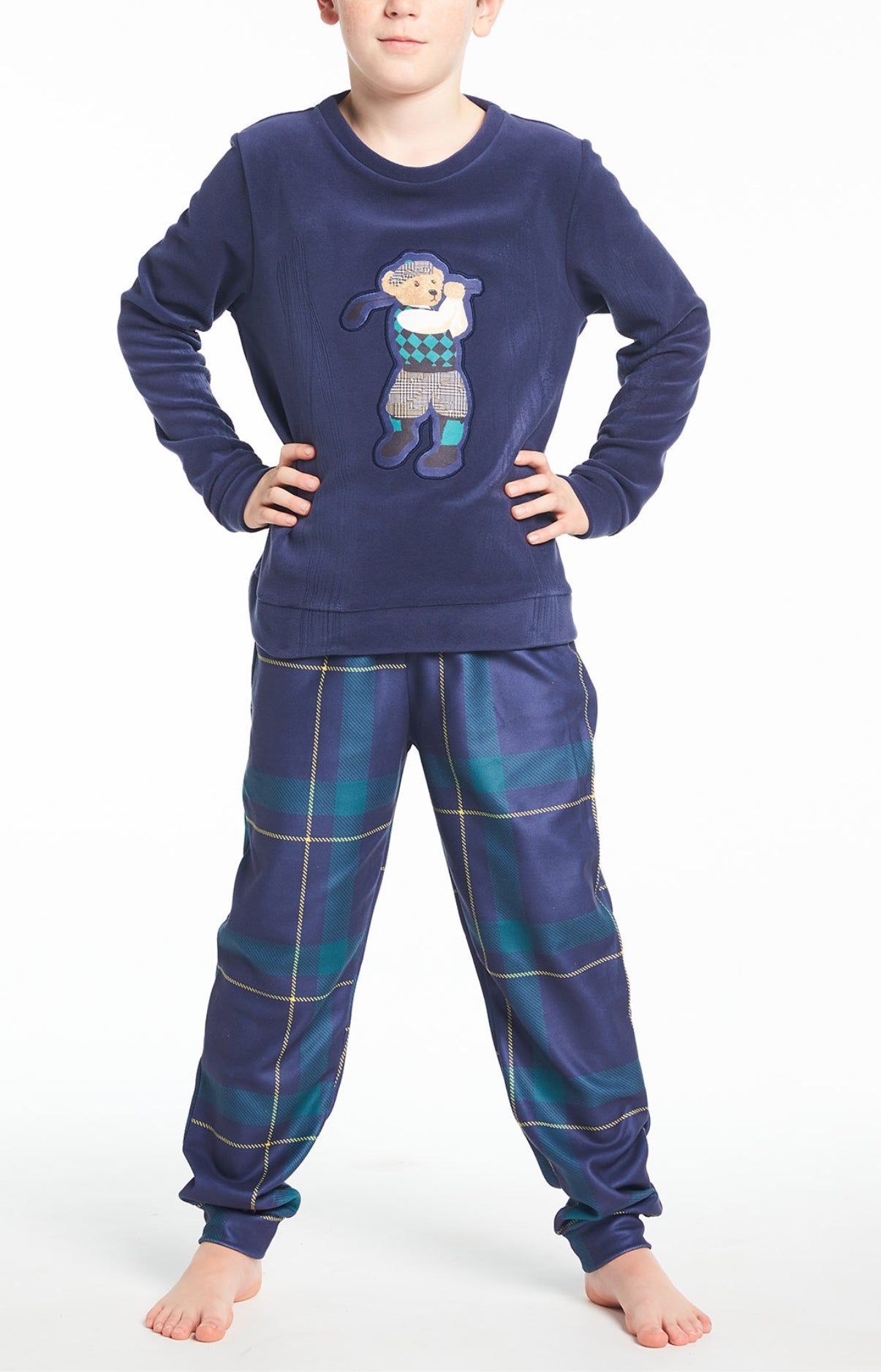 Pyjama long Enfant Polaire Benjamin Multicolore 2