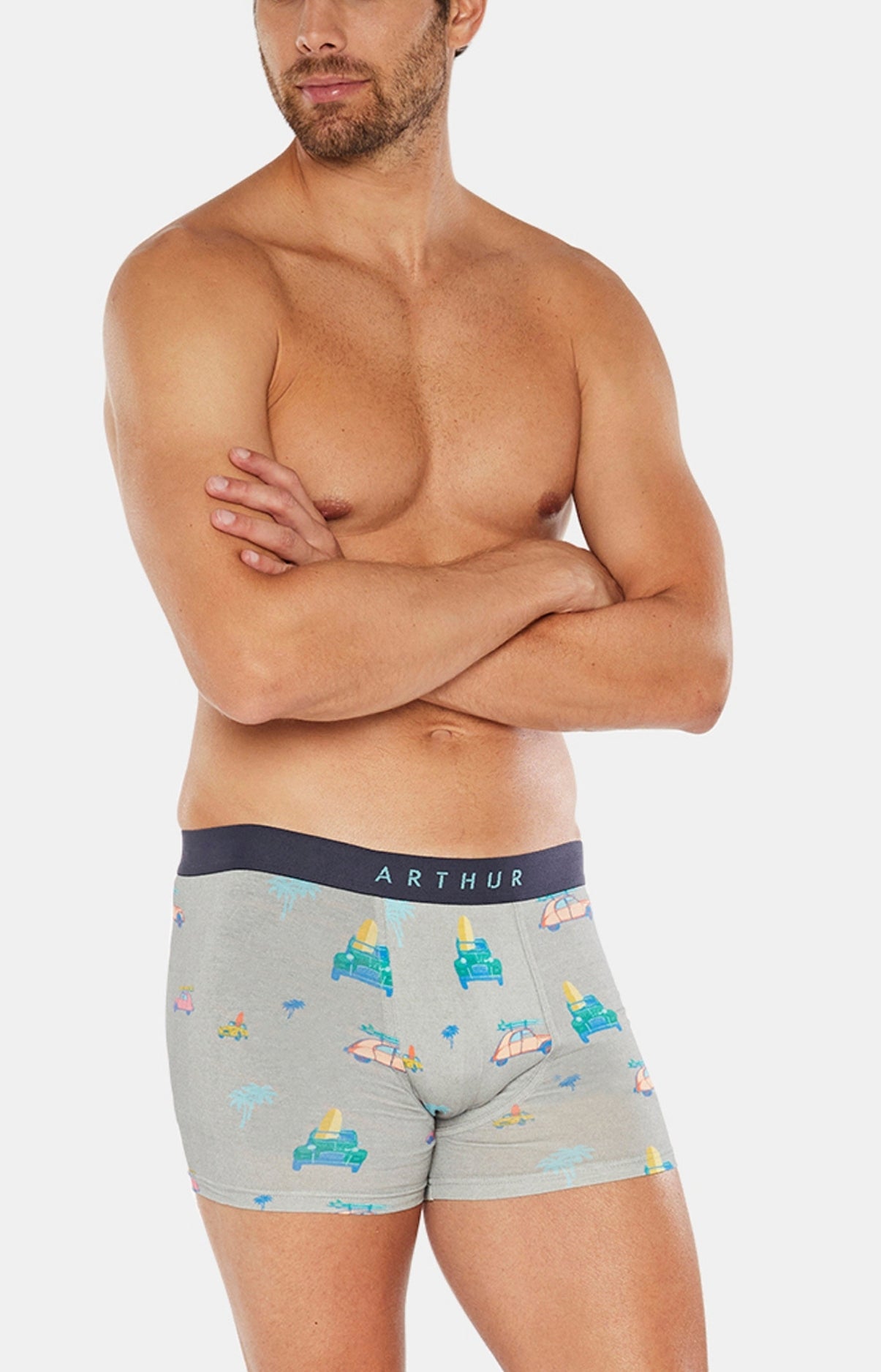 Boxer Homme 2CV Gris 2