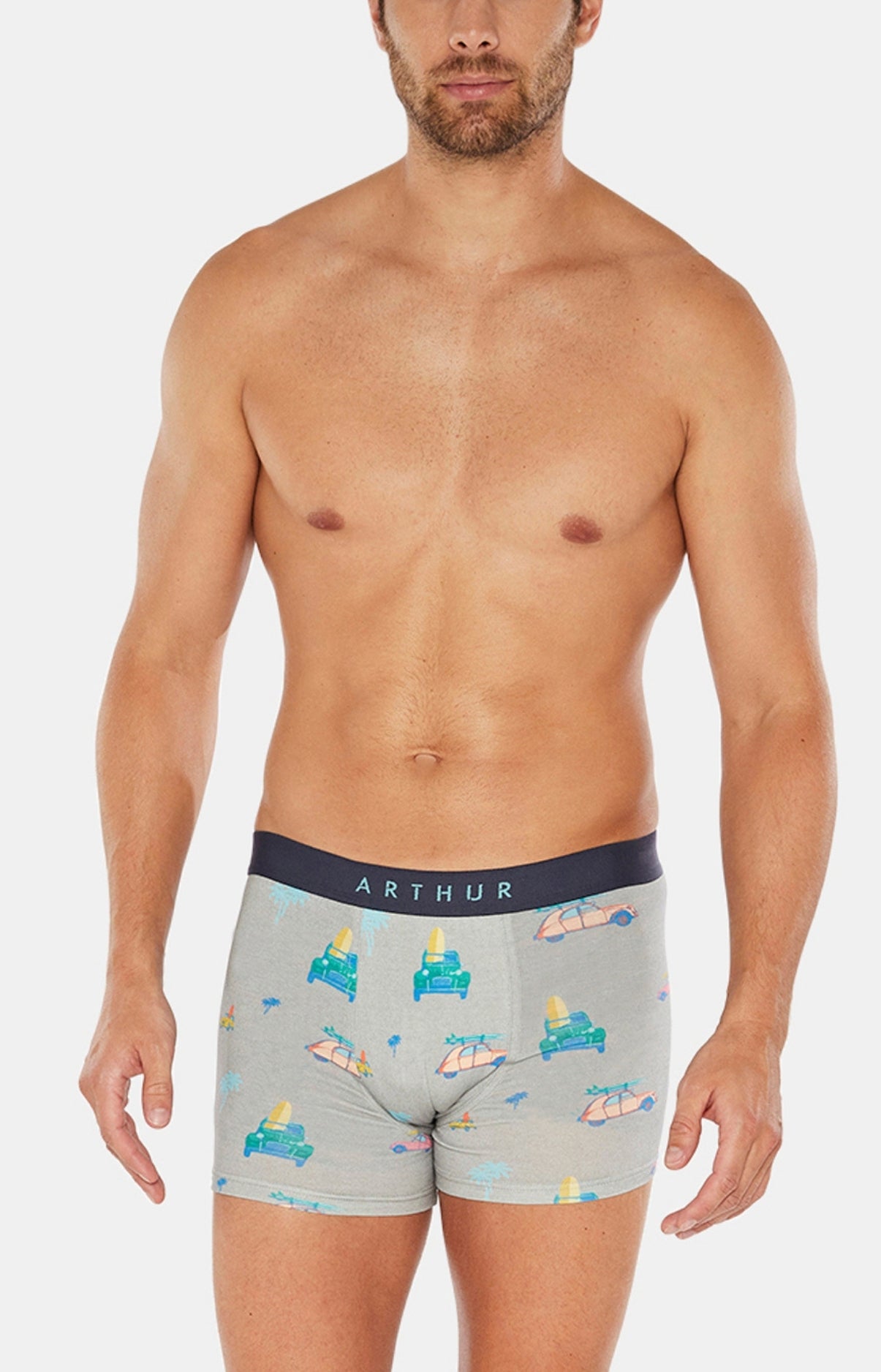 Boxer Homme 2CV Gris 1
