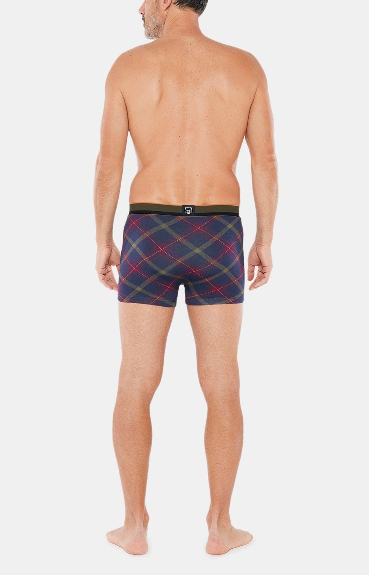 Boxer Homme Tartan Folie Marine 4