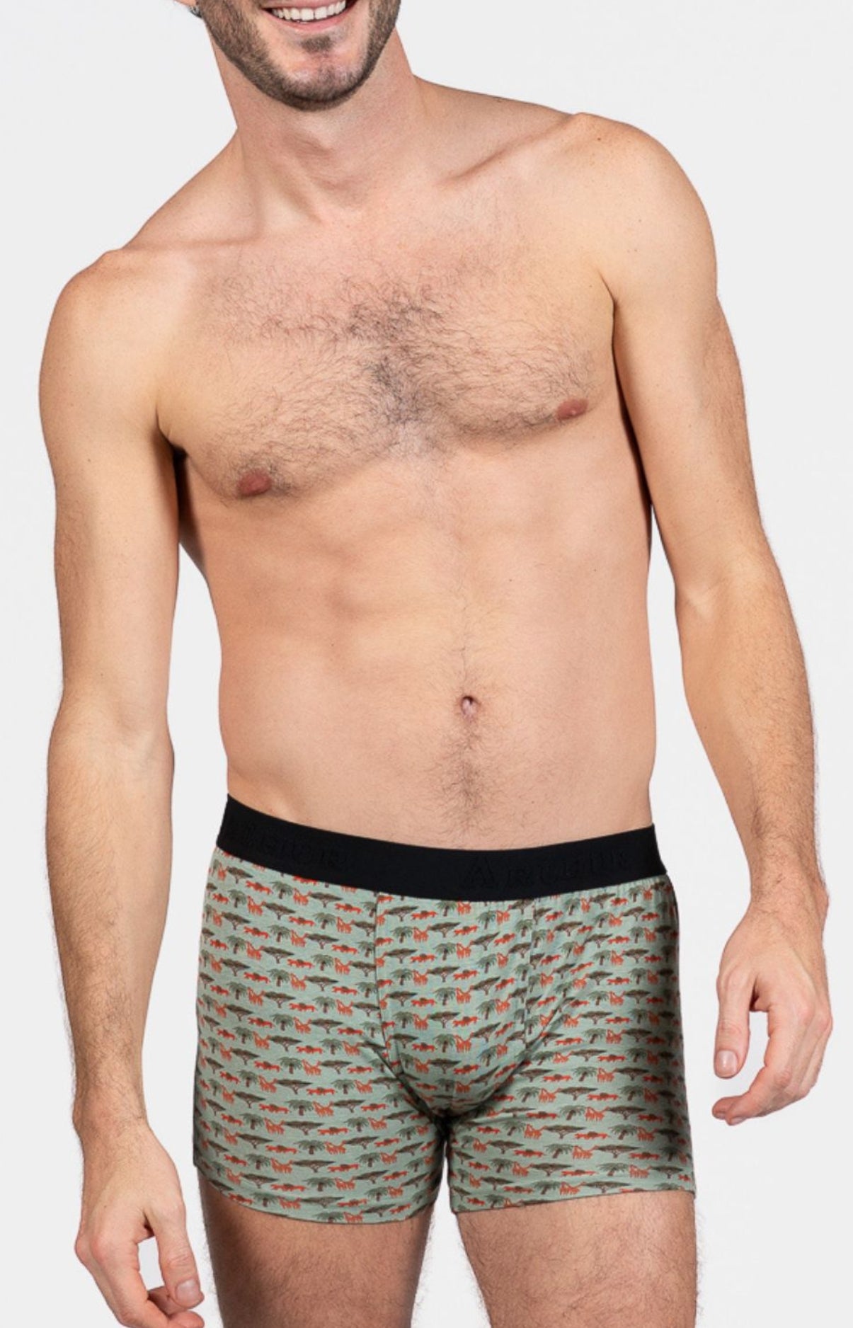 Boxer kaki savane Homme 1