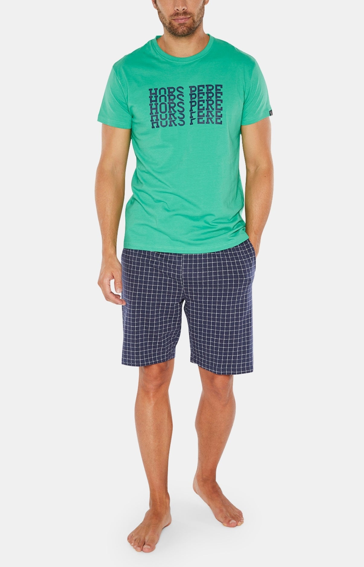 Pyjashort Homme Hors Père Marine 1