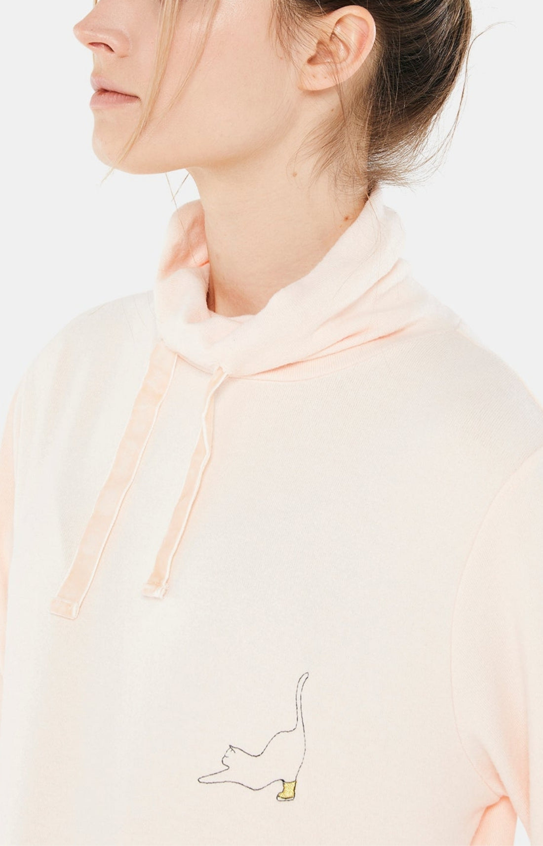 Pyjama long Femme Chat Beauté Rose 7