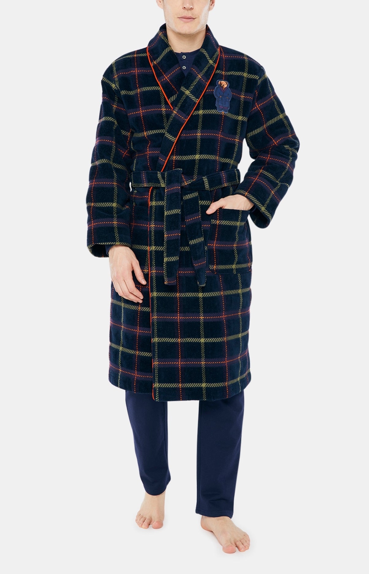 Peignoir Homme Tartan de Folie Marine 1