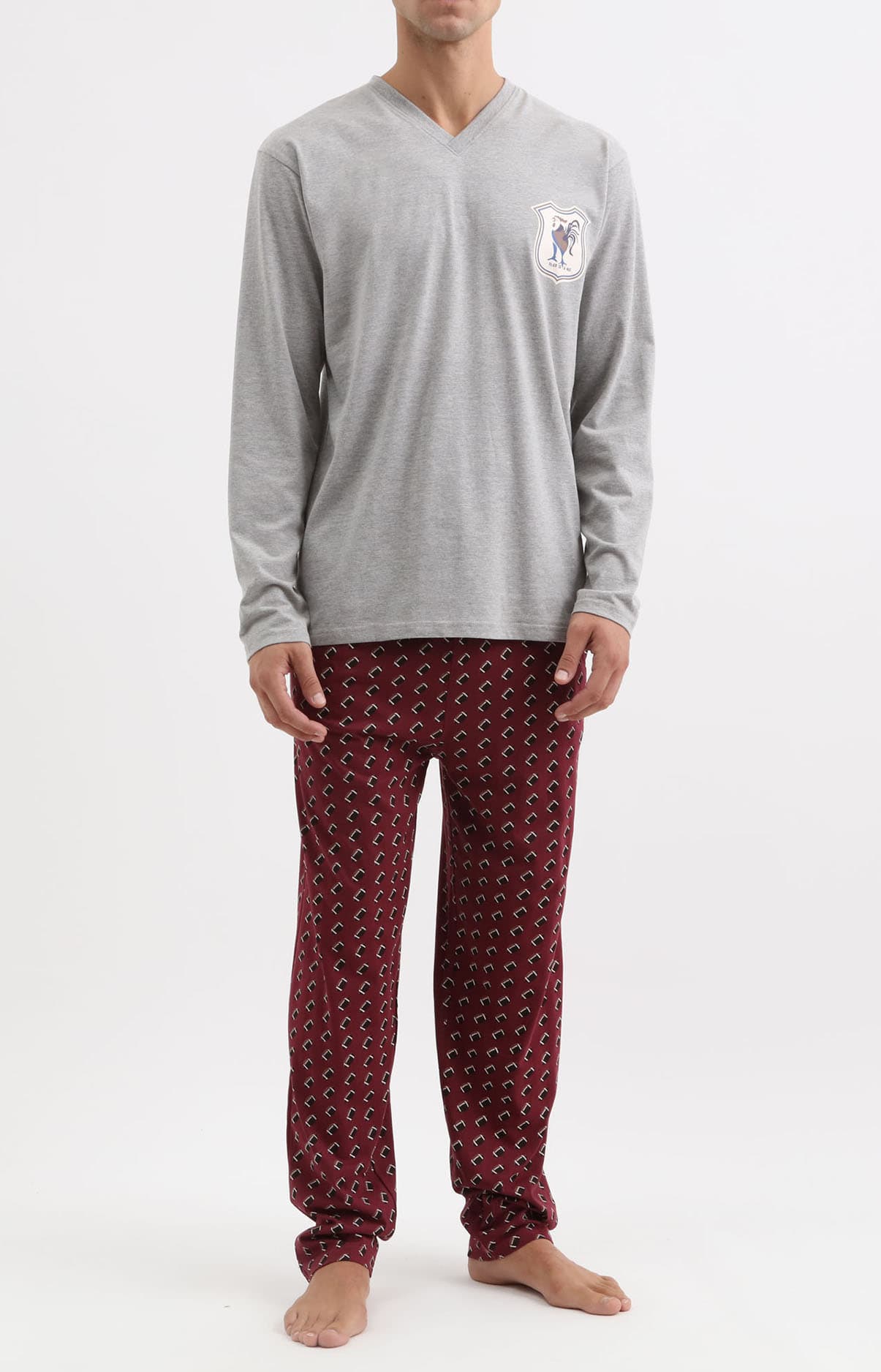Pyjama Homme boston Marine 1