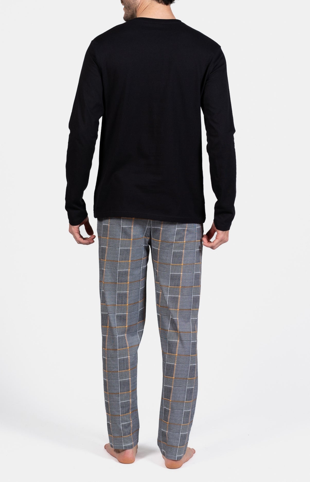 Pyjama long Enfant Charles Gris et Noir 6