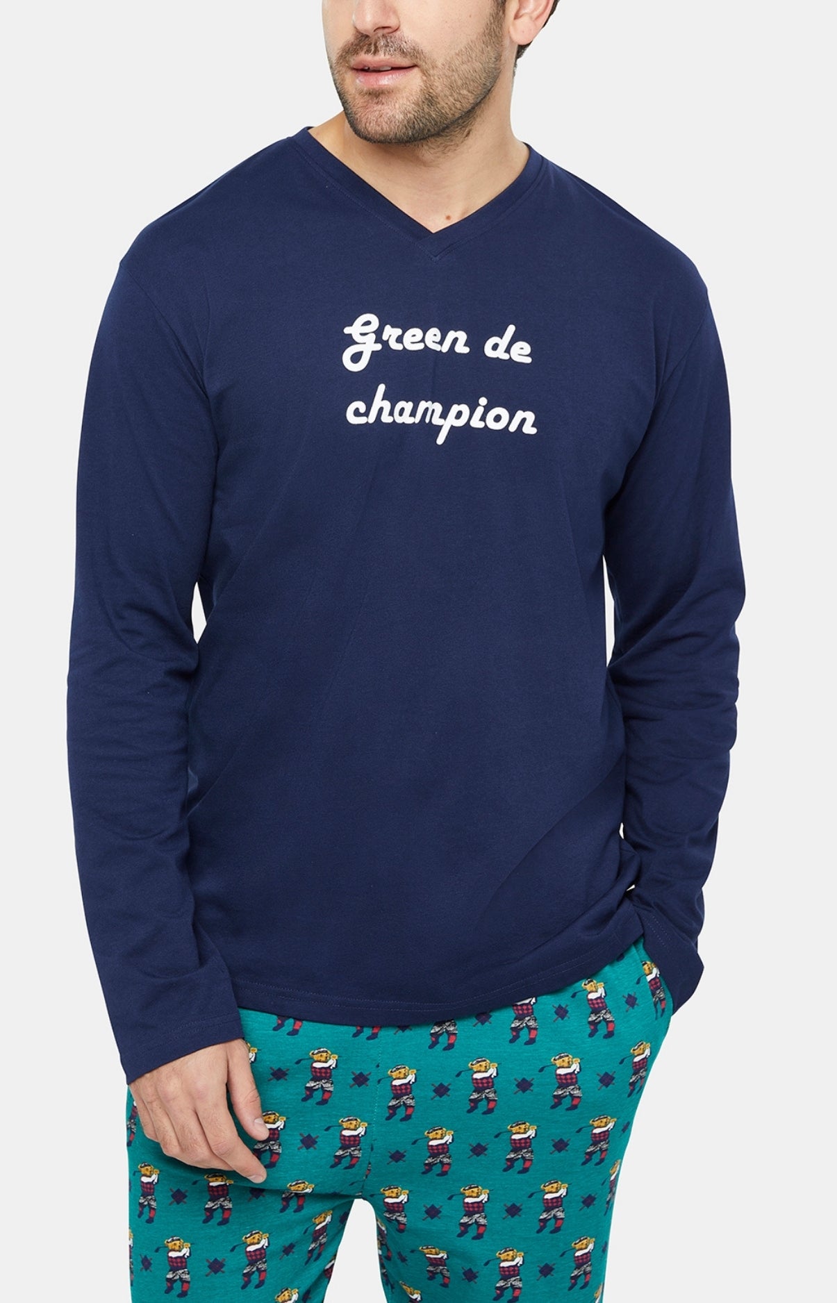 Pyjama Green de champion - Marine