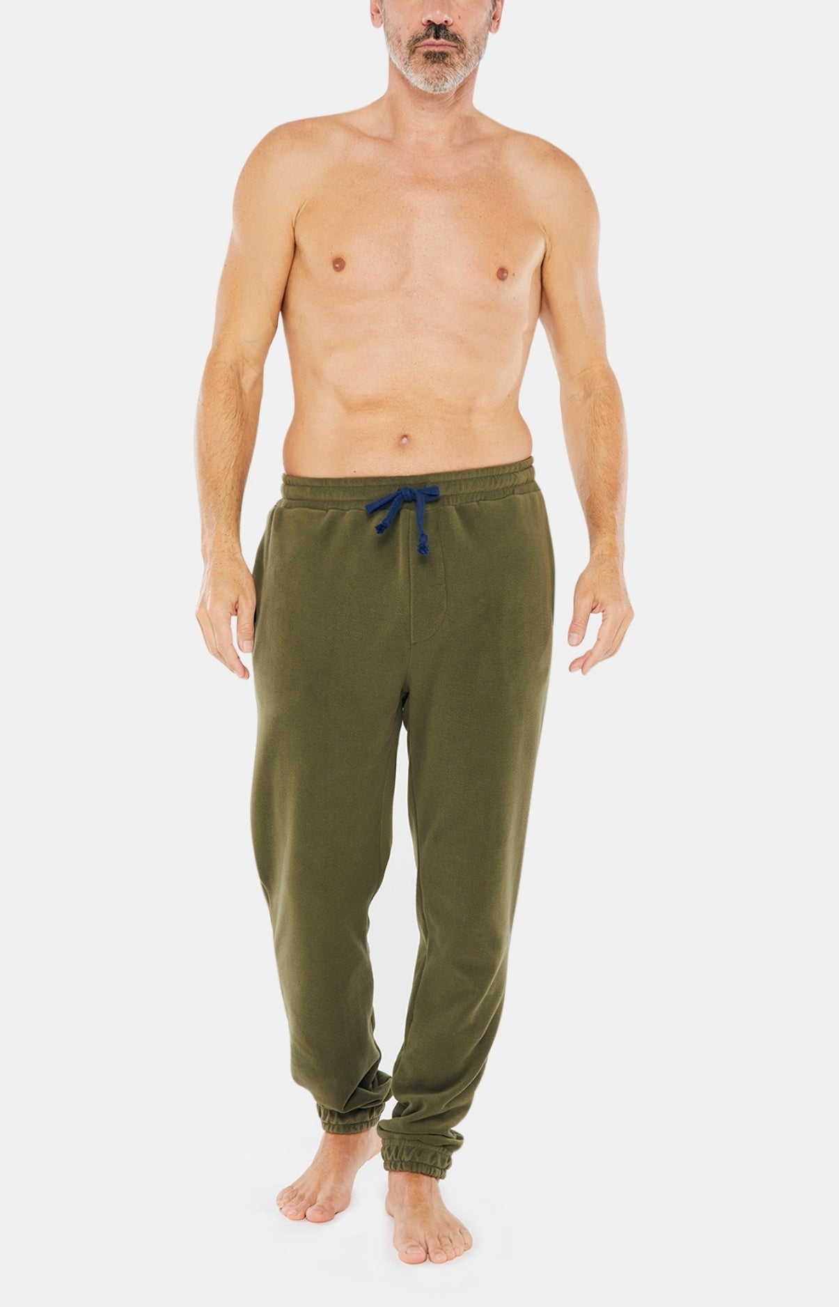 Pantalon Homme Polaire Vert 7