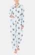 Pyjama long boutonné Femme Suzanne Bleu 1