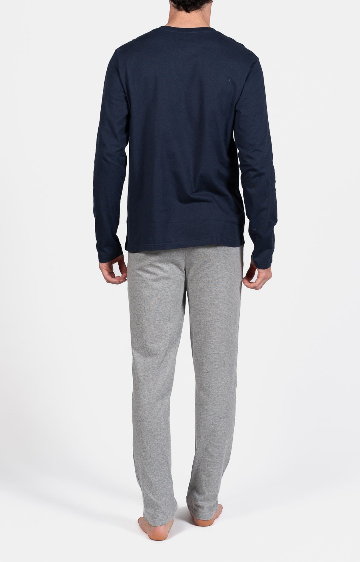 Pyjama long Homme Gris et Marine 6