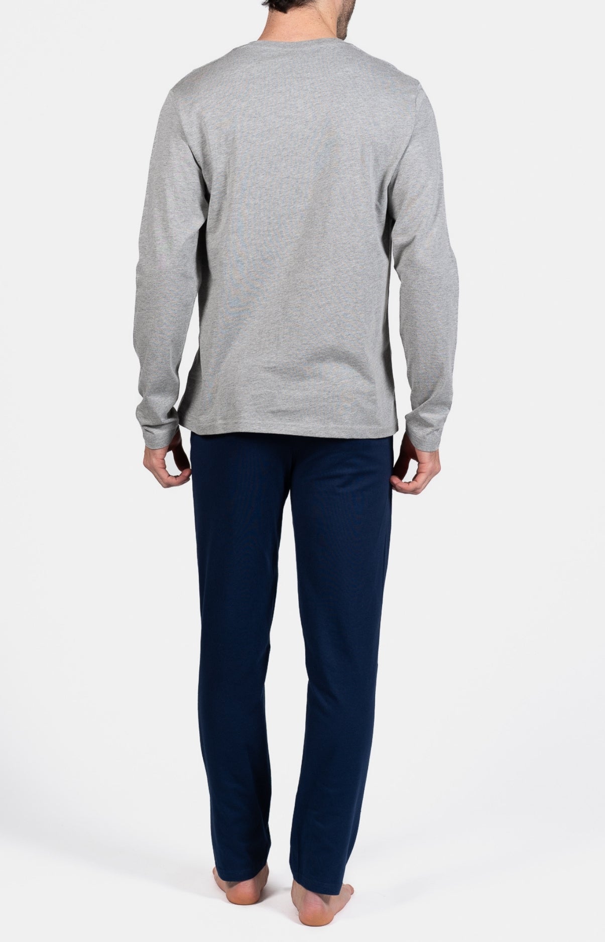 Pyjama long Homme Gris et Marine 6