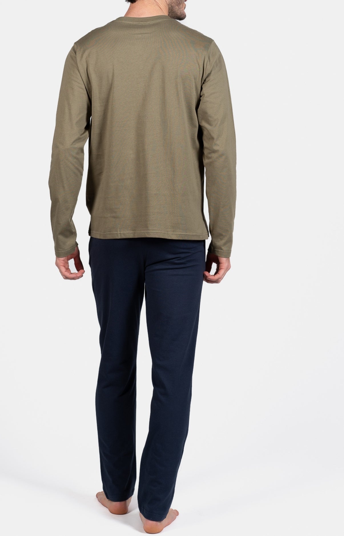 Pyjama long Homme Gris et Marine 6