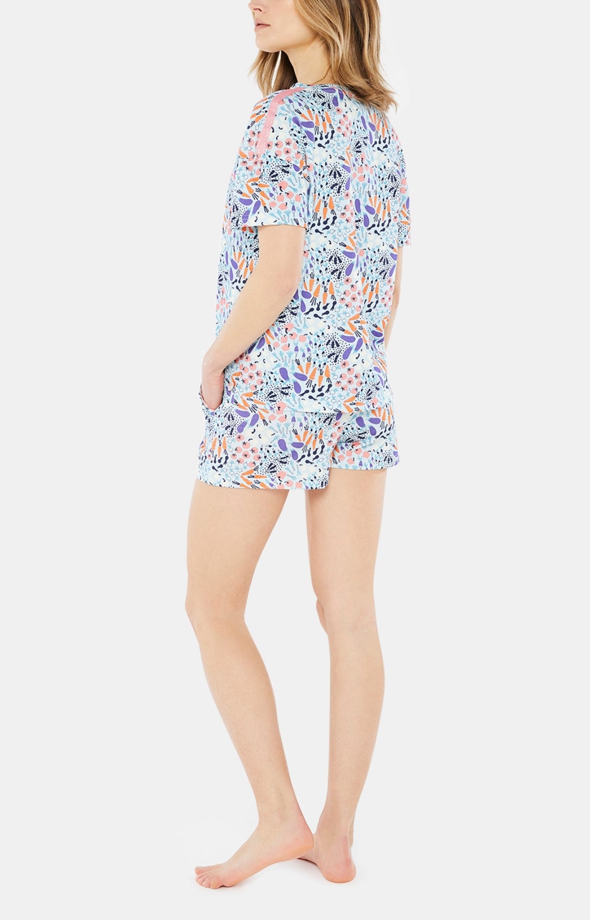 Pyjashort Femme Potager Multicolore 5