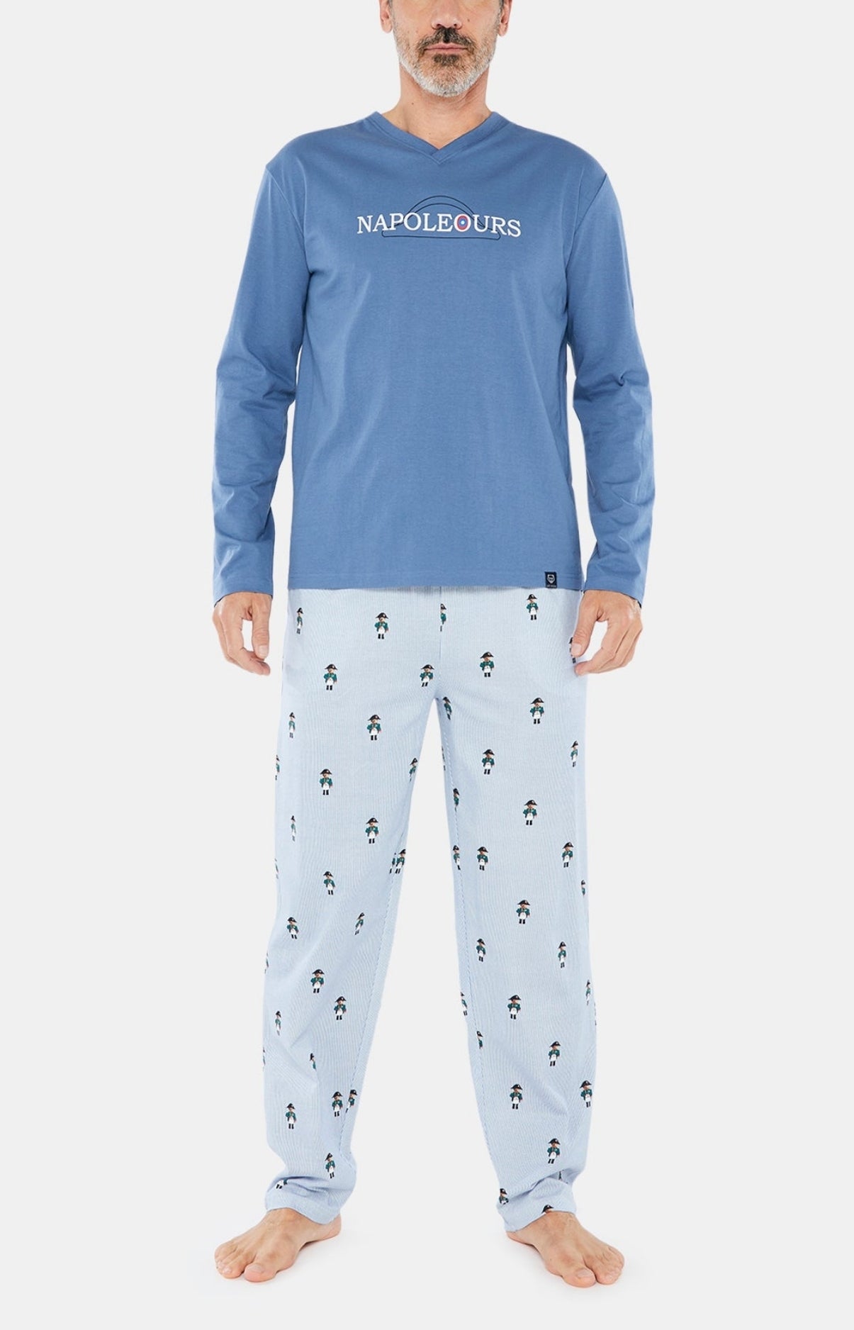 Pyjama long Homme Napoleours Bleu 1
