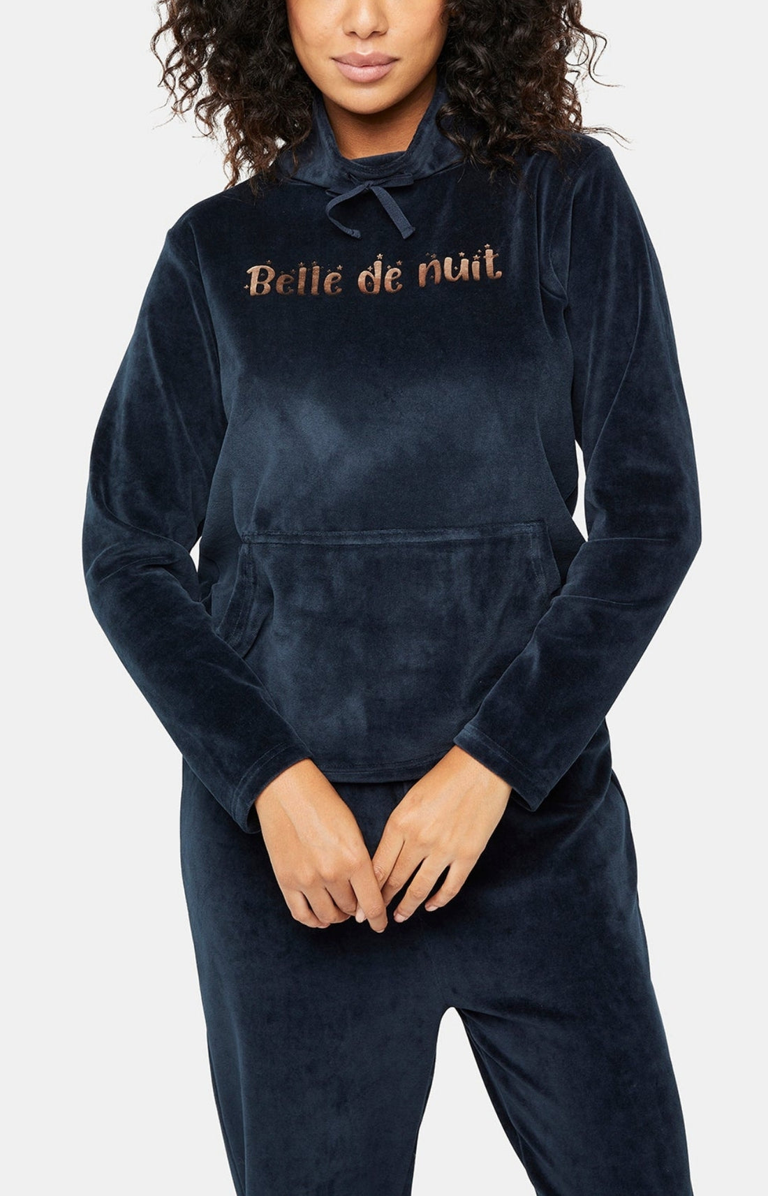 Pyjama long Femme Belle de nuit Nuit Marine 2