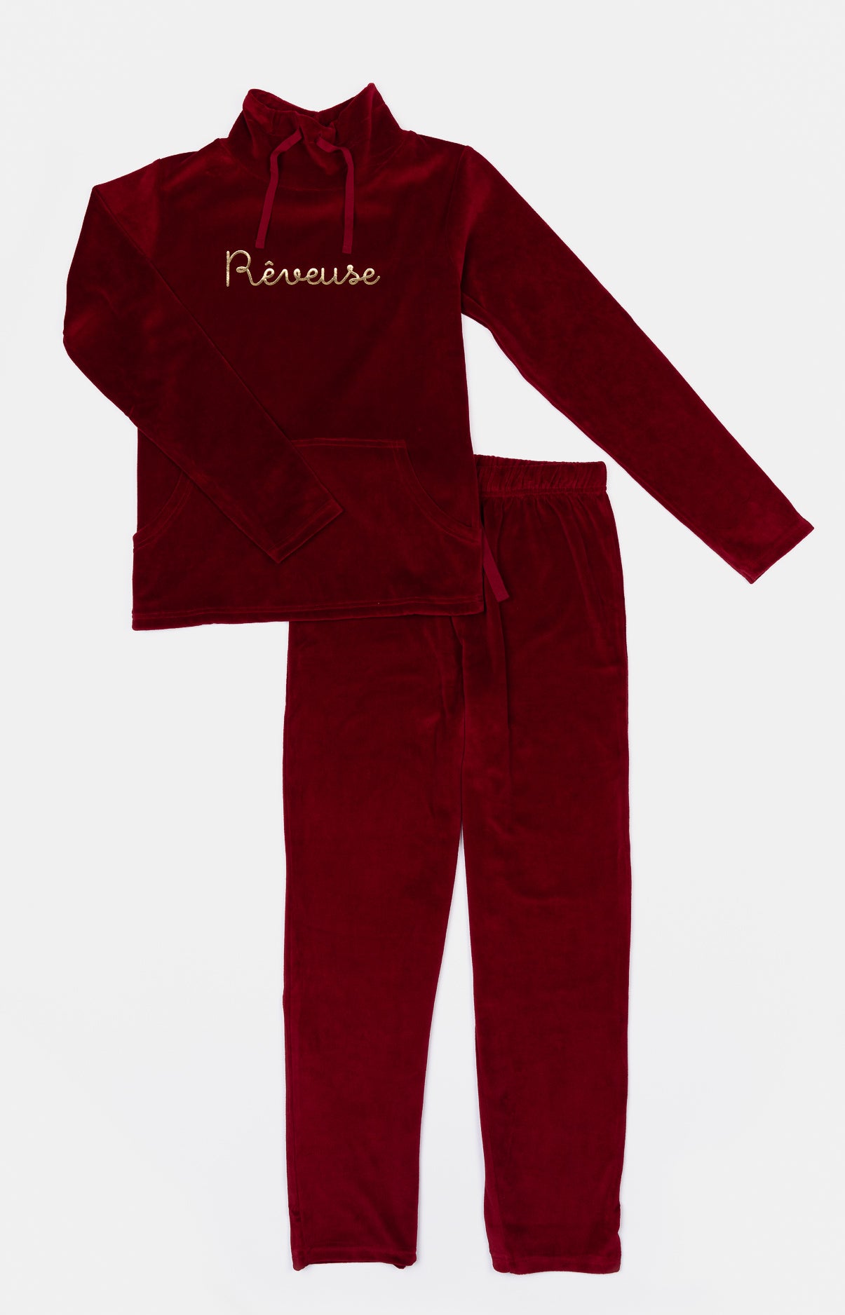 Pyjama long Homme Rêveuse Rouge 3