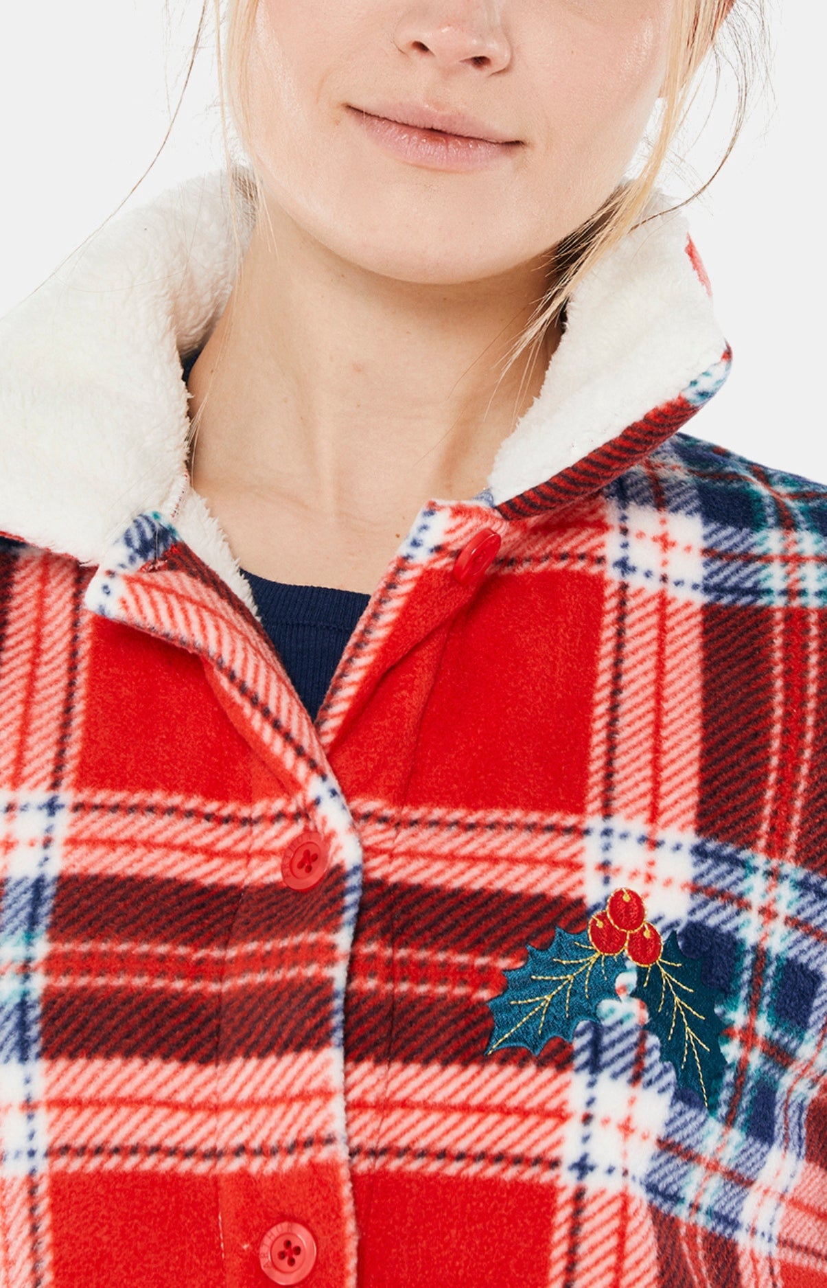 Veste Femme Polaire Logan Rouge 2