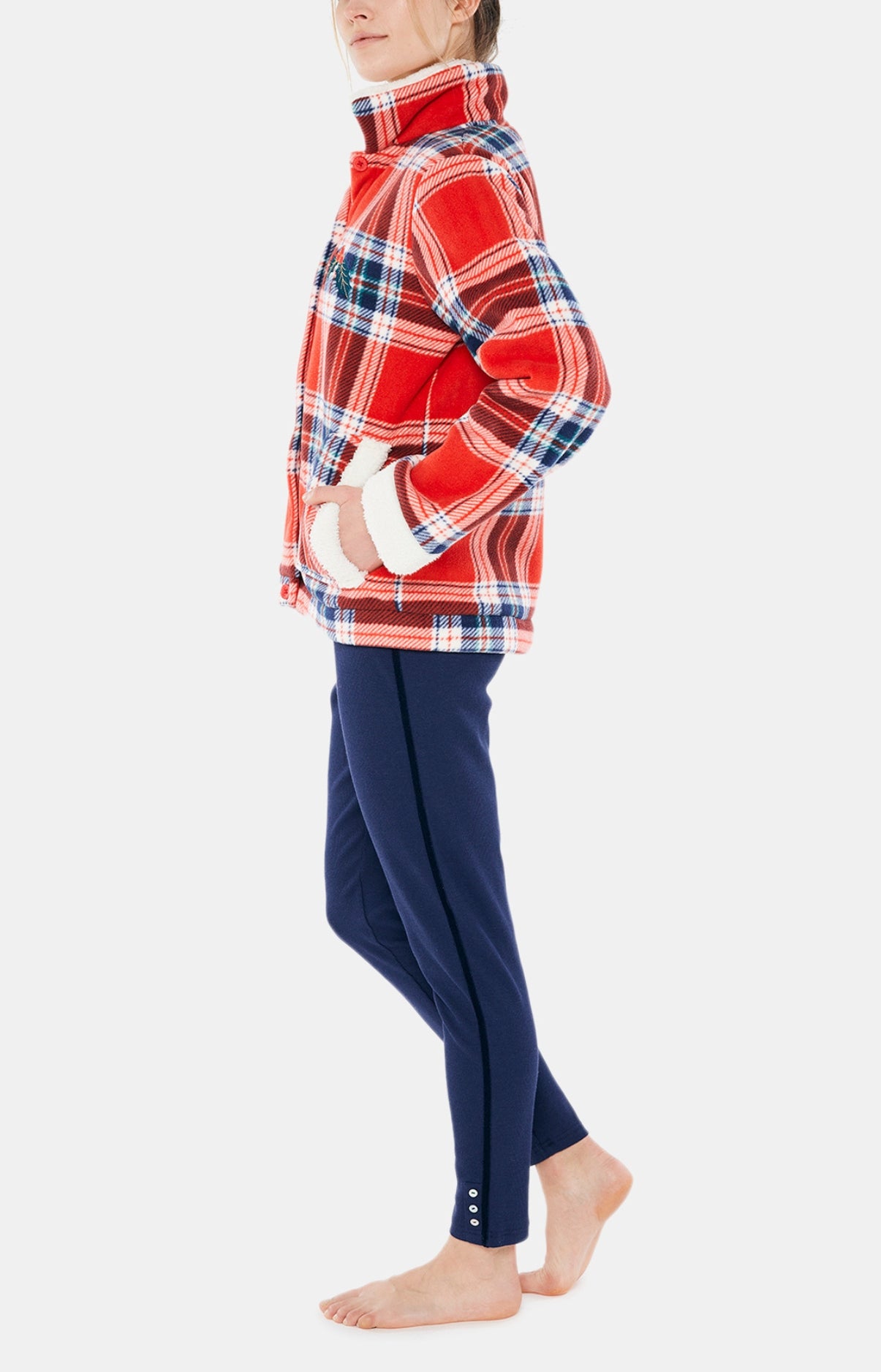 Veste Femme Polaire Logan Rouge 4