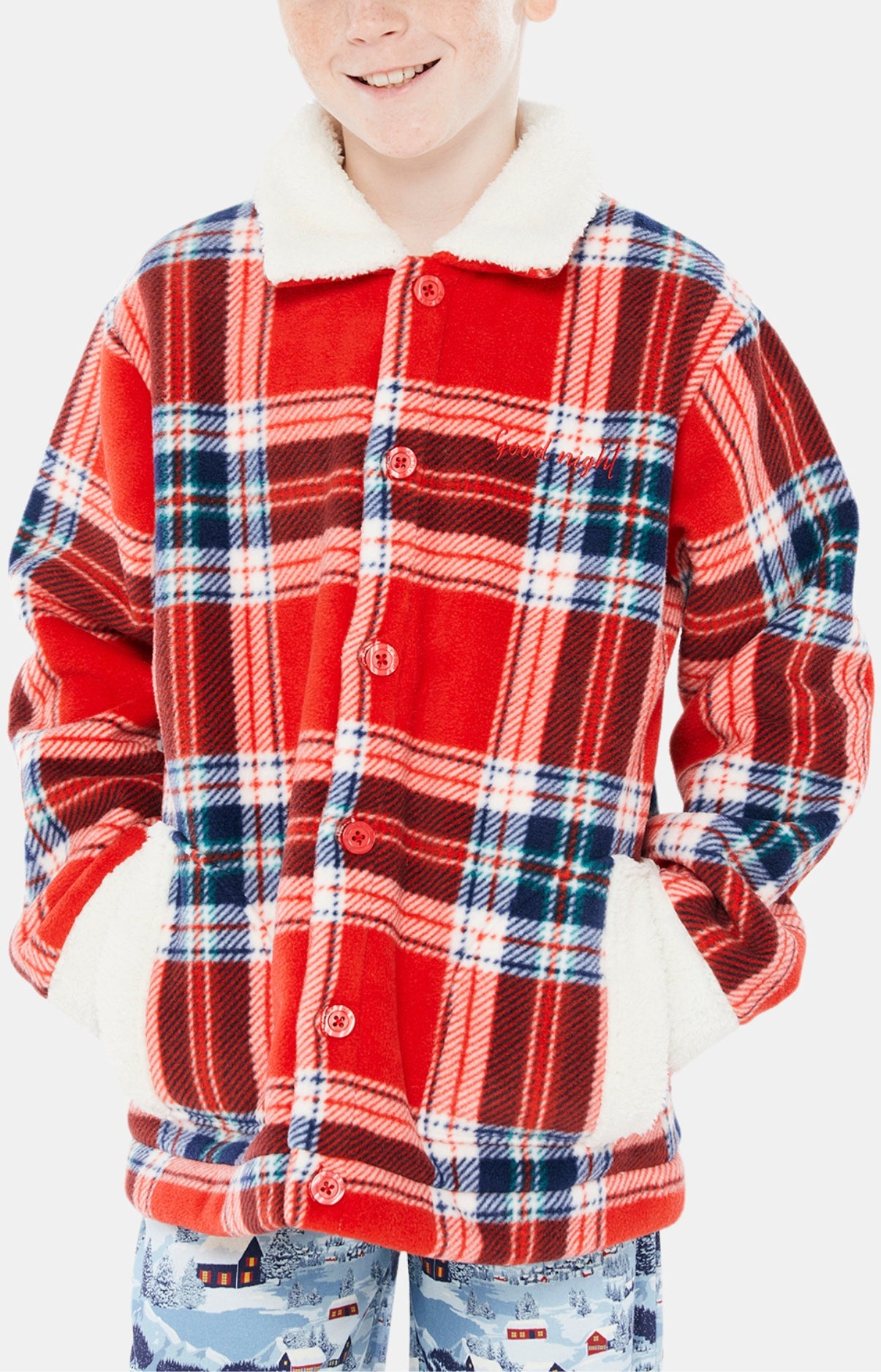 Veste Enfant Polaire Logan Rouge 2
