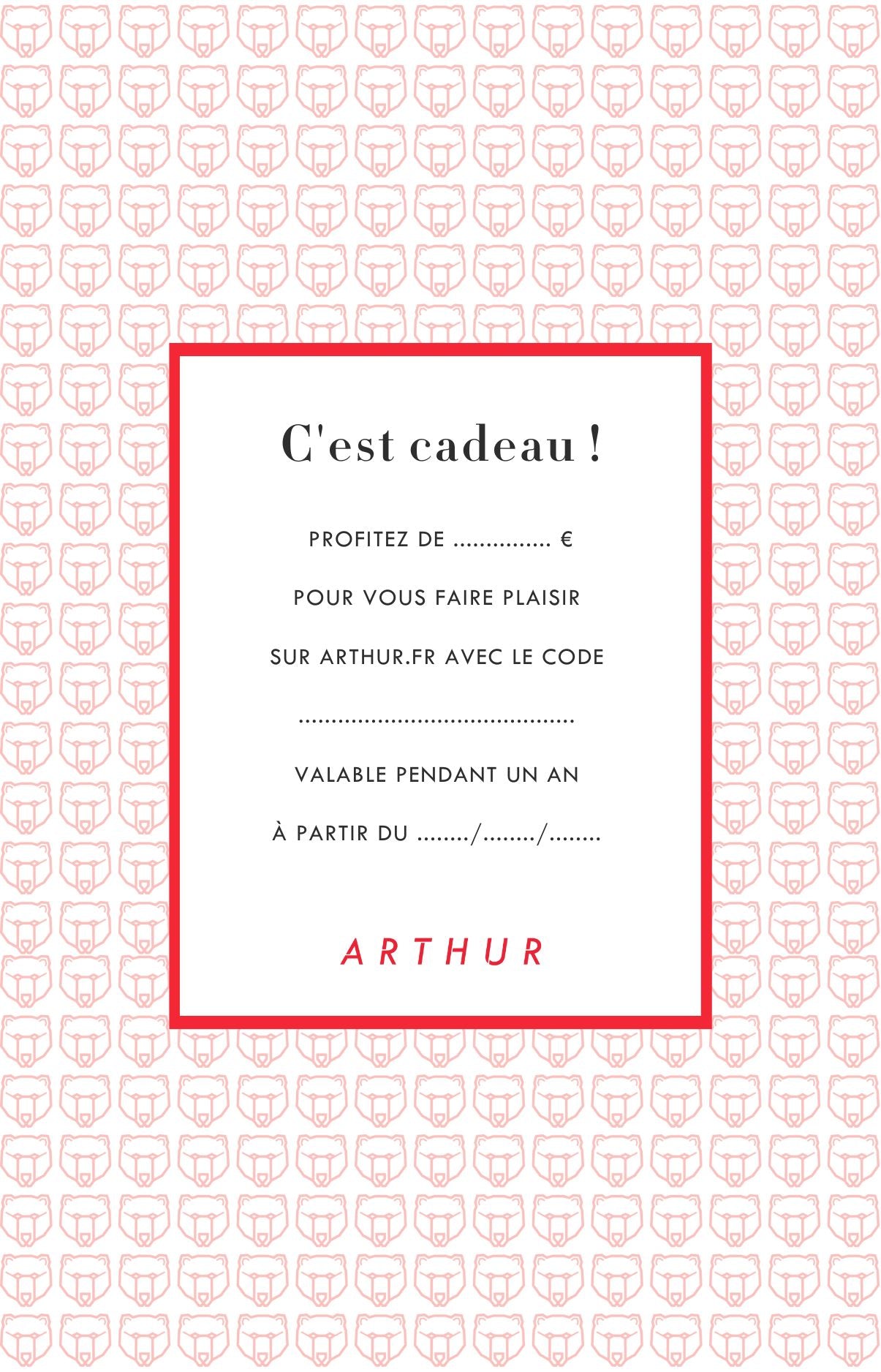 E carte cadeau Multicolore 1