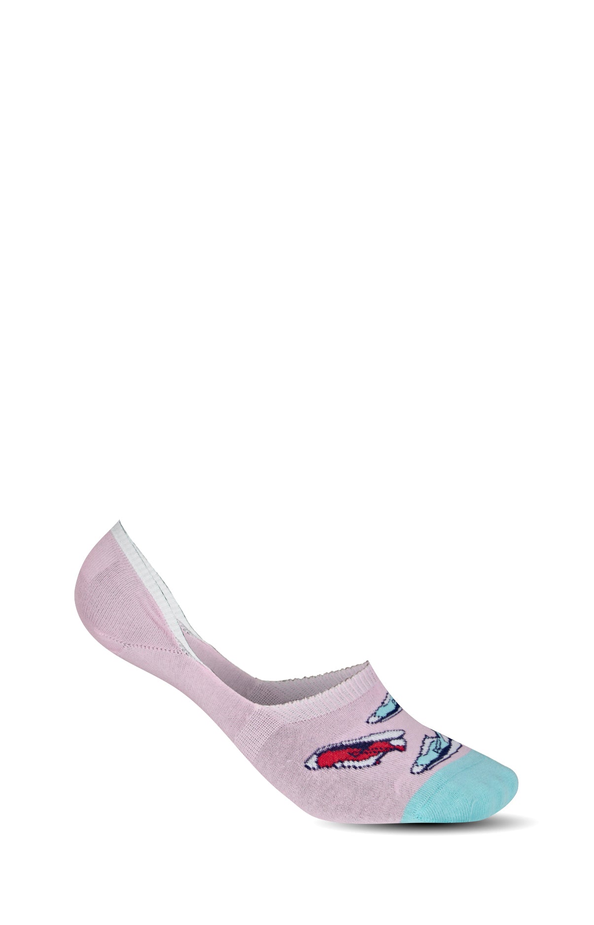 Chaussettes Femme Sneakers Rose 1