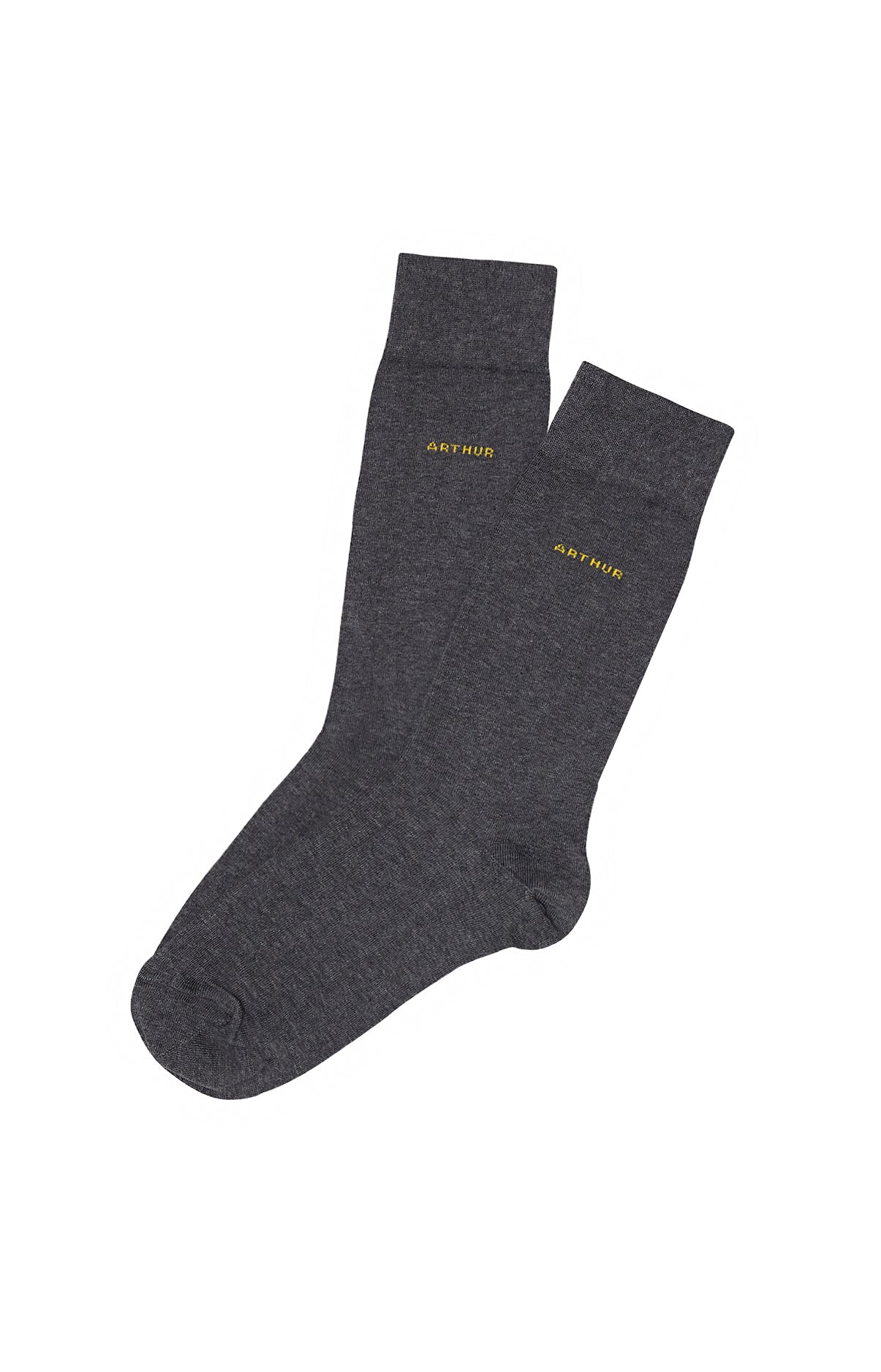 Chaussettes Homme Unies Gris 4