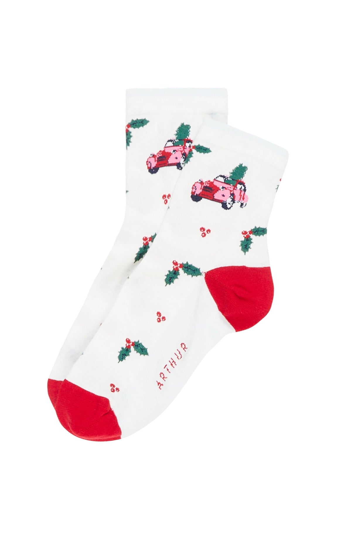 Chaussettes Femme 2CV Blanx Blanc et Ivoire 1