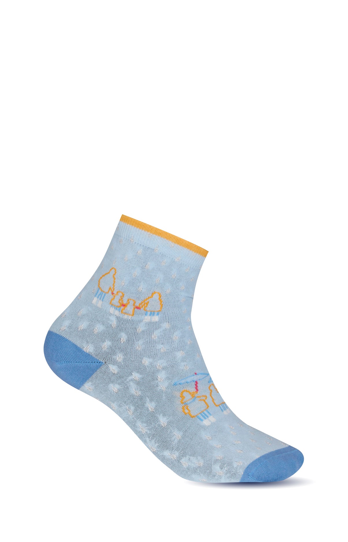 Chaussettes Femme Rain Bleu 1
